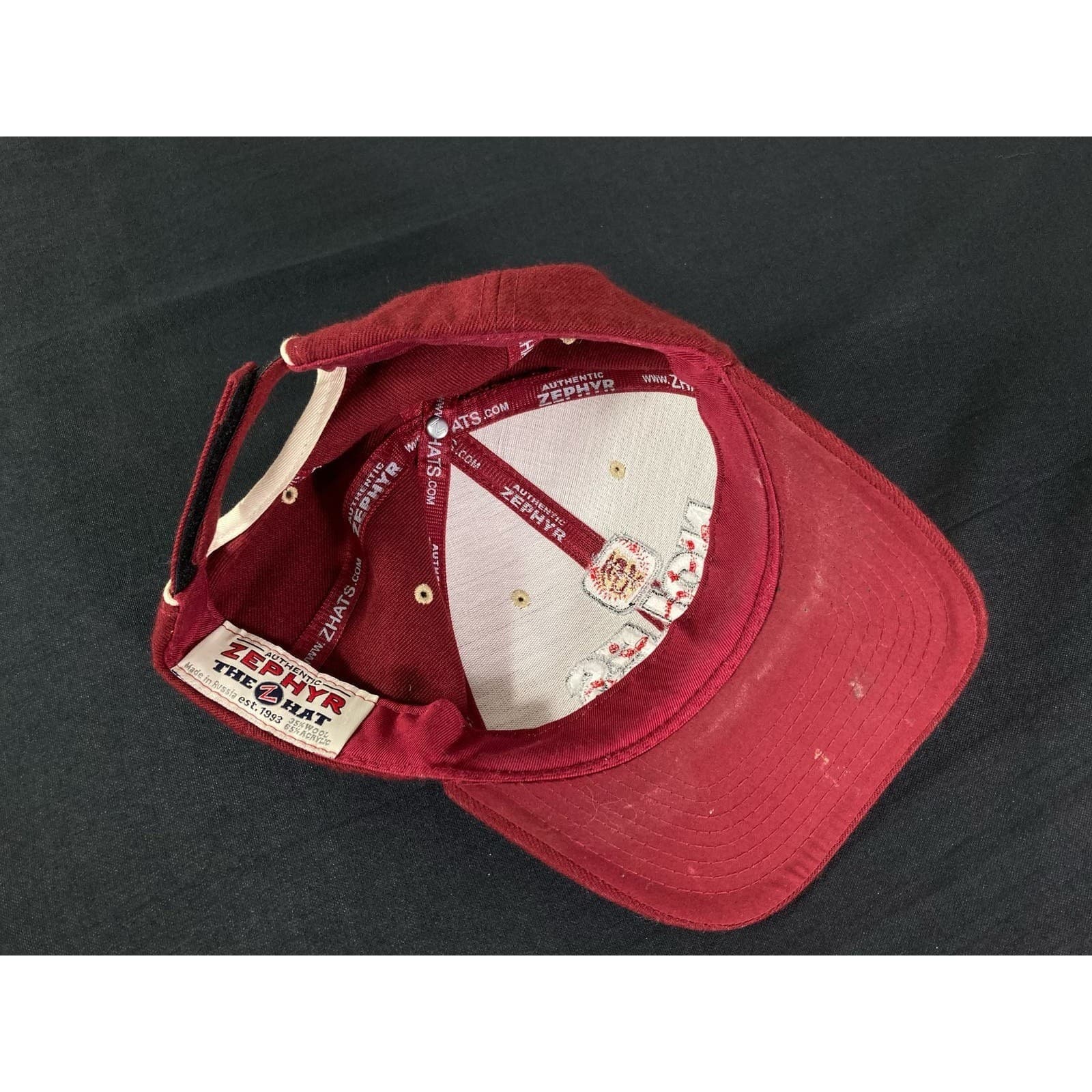 FSU Seminoles Baseball Hat Red Adjustable NCAA Cap Wool Strapback Adult - Thumbnail 9