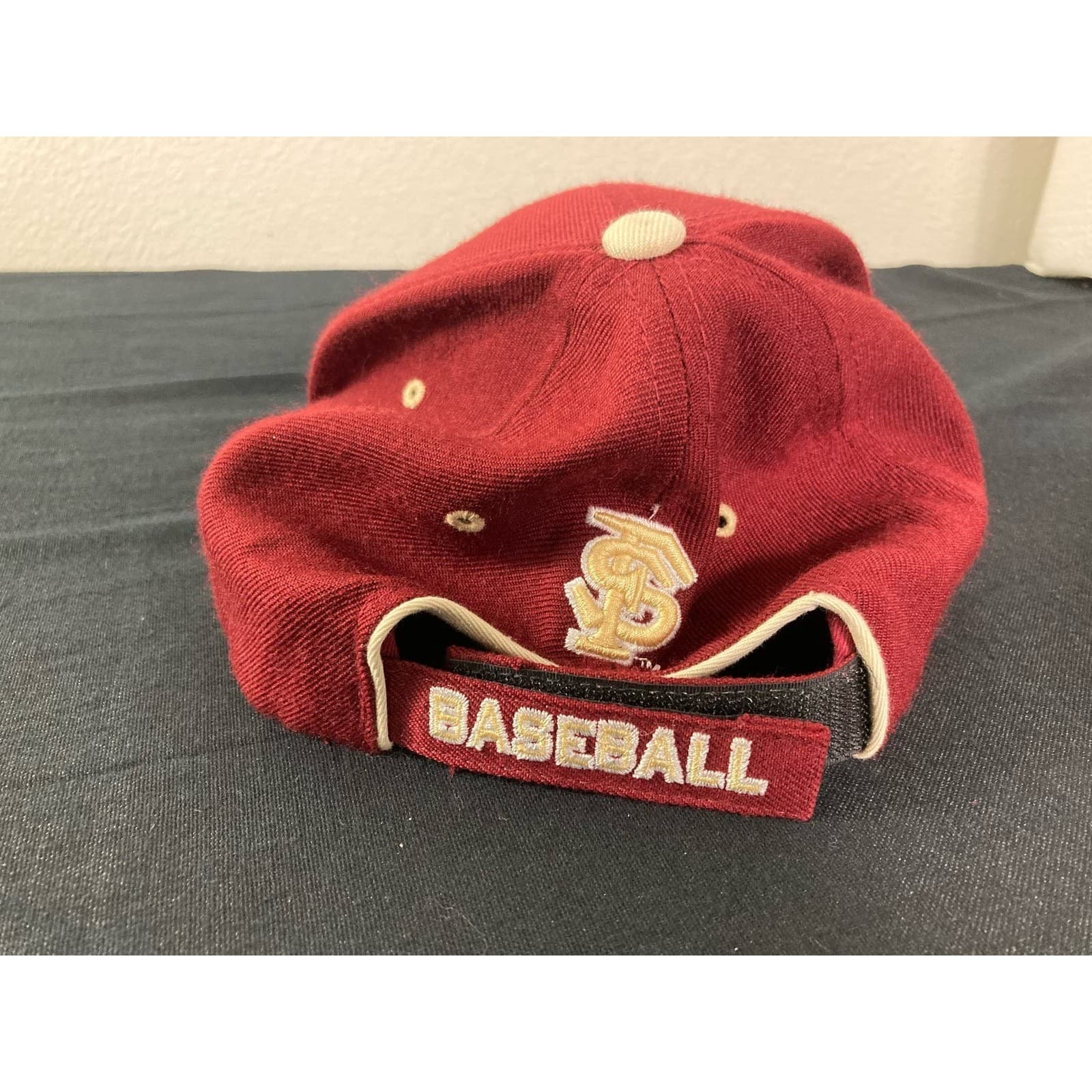 FSU Seminoles Baseball Hat Red Adjustable NCAA Cap Wool Strapback Adult - Thumbnail 7