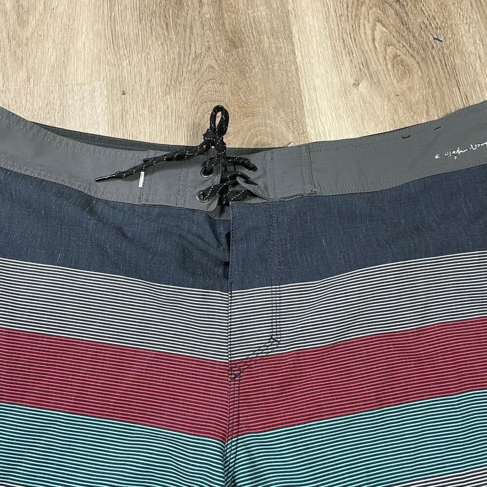 Quiksilver Highline Boardshorts Mens 36 4 Way Stretch Surf Swim Striped - Thumbnail 8