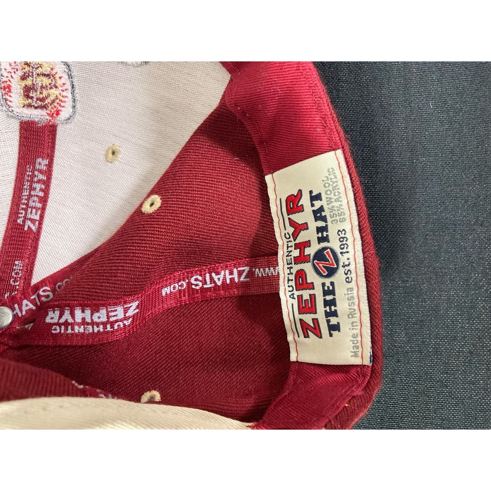 FSU Seminoles Baseball Hat Red Adjustable NCAA Cap Wool Strapback Adult - Thumbnail 10