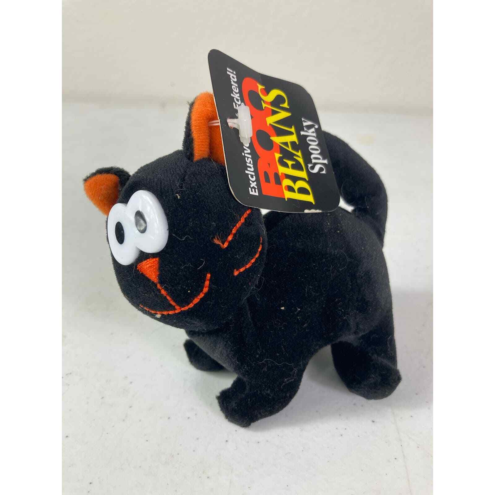 Eckerd Brand New Tags Lot of 3 Plushies Grasshopper Butterfly Black Cat Beanbag - Thumbnail 4