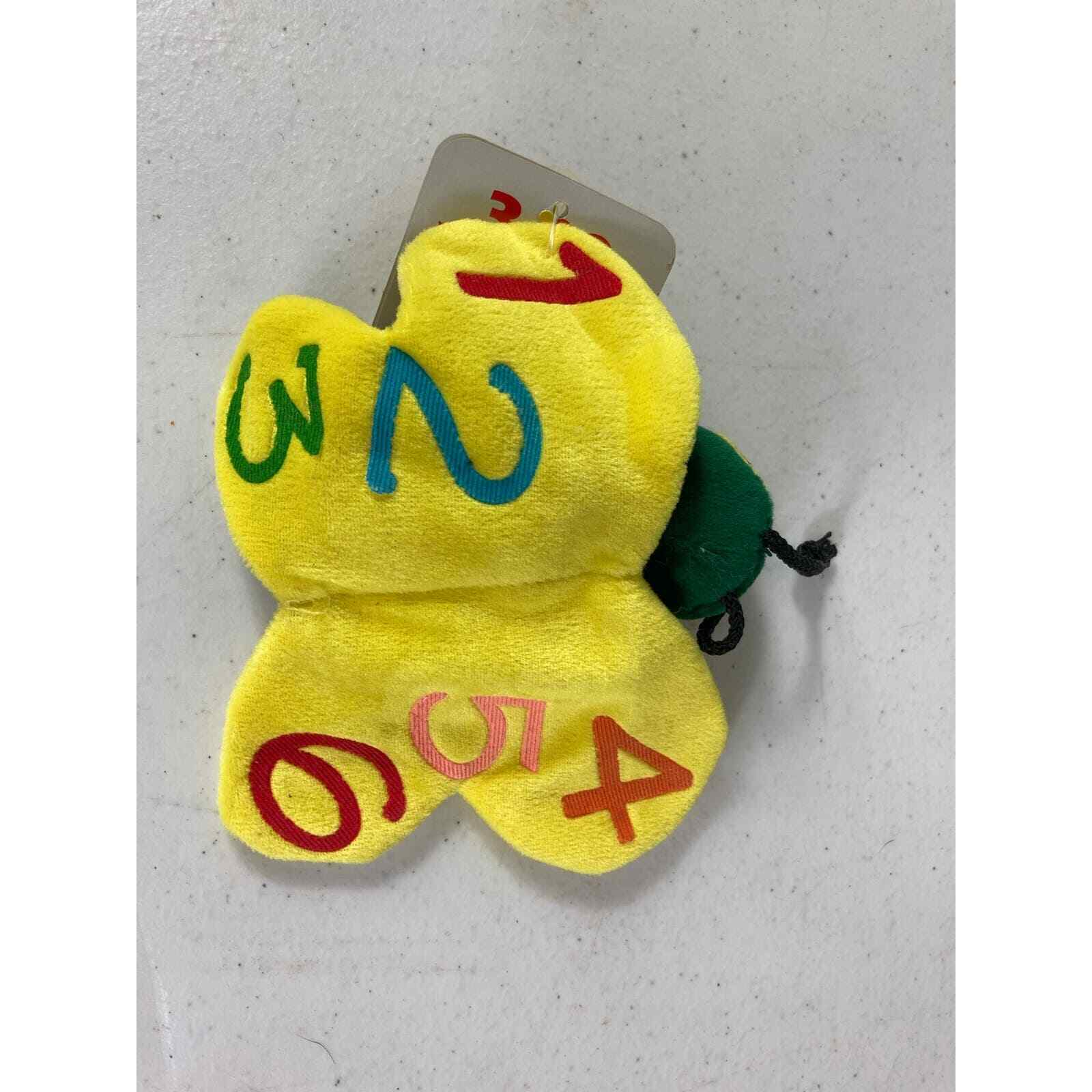 Eckerd Brand New Tags Lot of 3 Plushies Grasshopper Butterfly Black Cat Beanbag - Thumbnail 6