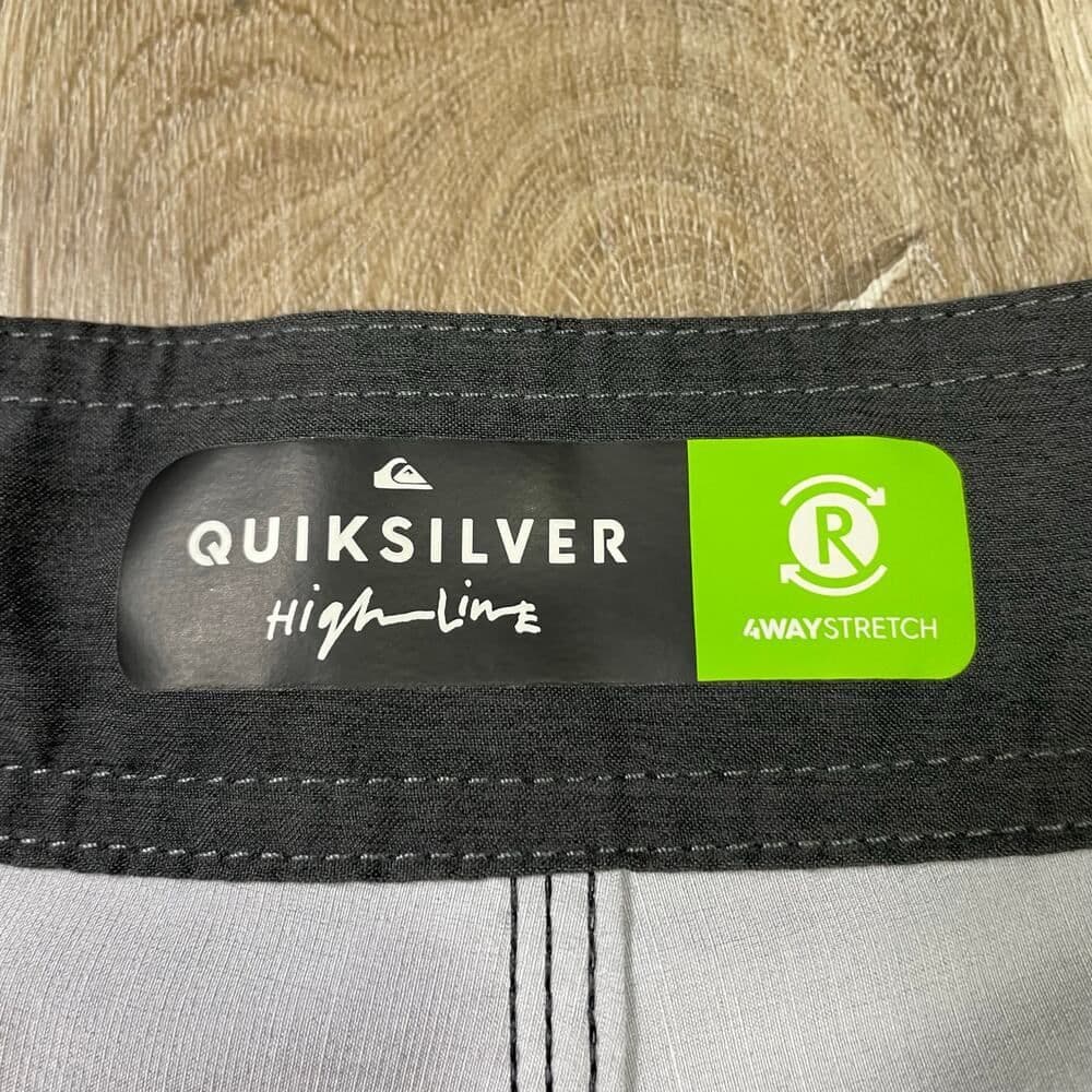 Quiksilver Highline Boardshorts Mens 36 4 Way Stretch Surf Swim Striped - Thumbnail 2