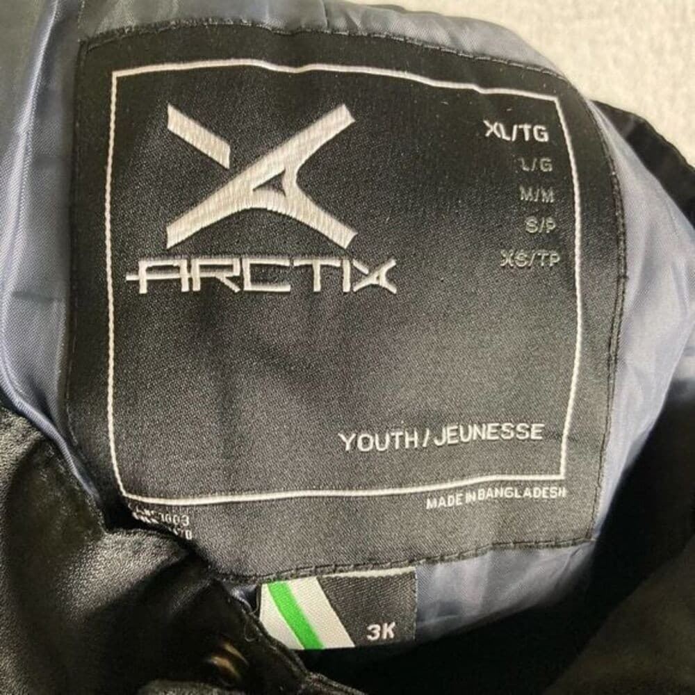 Snow Pants Arctix Insulated Black Size XL Youth Kids Ski Sledding Snowboard - Thumbnail 4