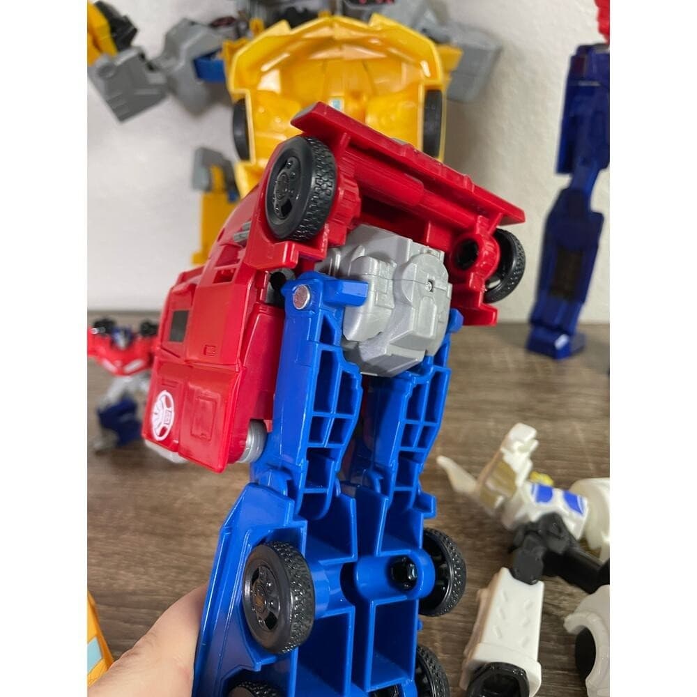 Transformers Figure Lot Optimus Prime Bumblebee Autobot Robots Hasbro Toy - Thumbnail 9