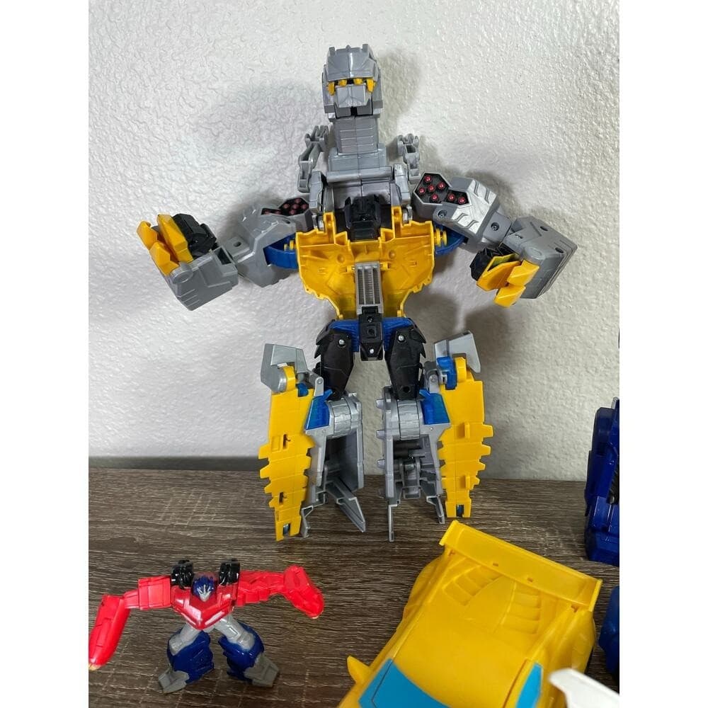 Transformers Figure Lot Optimus Prime Bumblebee Autobot Robots Hasbro Toy - Thumbnail 6