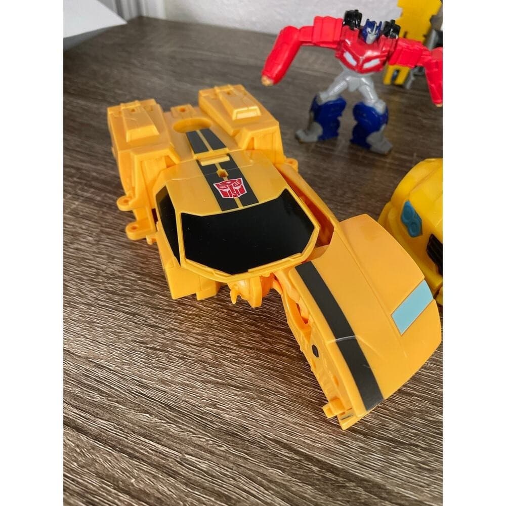 Transformers Figure Lot Optimus Prime Bumblebee Autobot Robots Hasbro Toy - Thumbnail 5