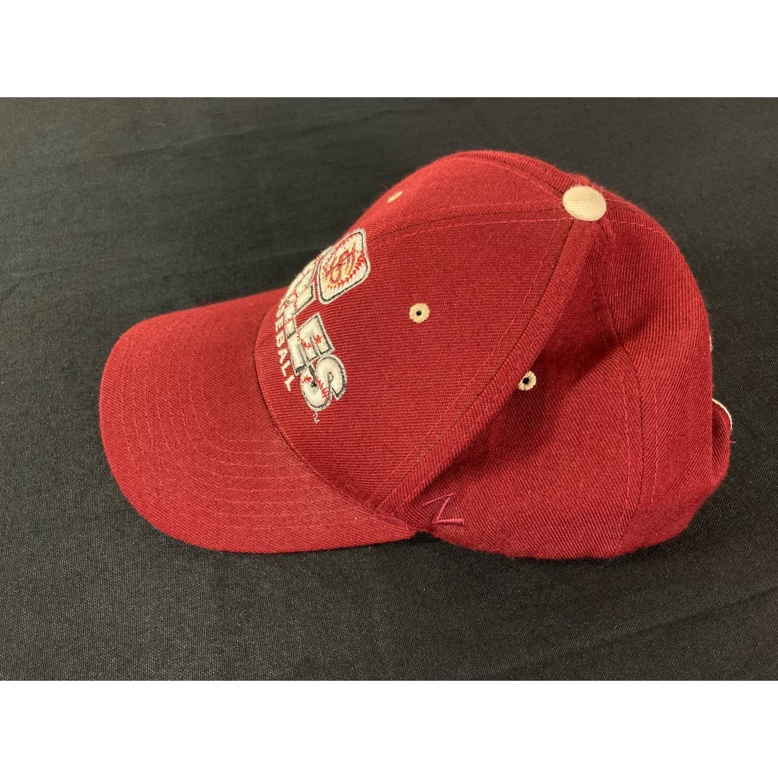 FSU Seminoles Baseball Hat Red Adjustable NCAA Cap Wool Strapback Adult - Thumbnail 6