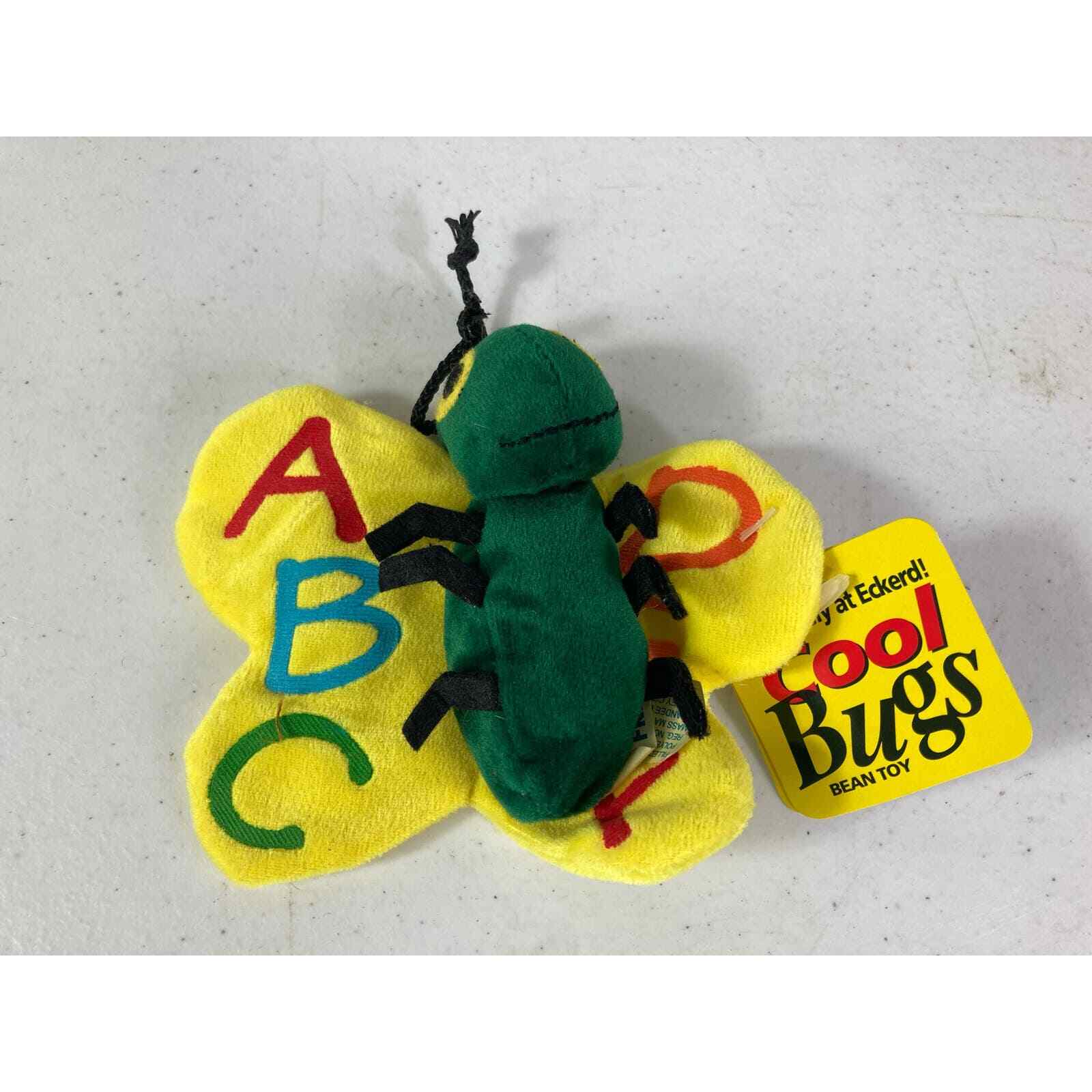 Eckerd Brand New Tags Lot of 3 Plushies Grasshopper Butterfly Black Cat Beanbag - Thumbnail 7
