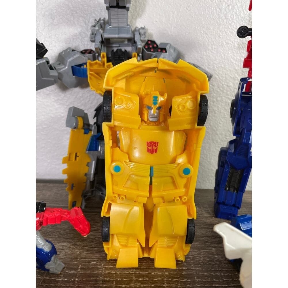 Transformers Figure Lot Optimus Prime Bumblebee Autobot Robots Hasbro Toy - Thumbnail 8
