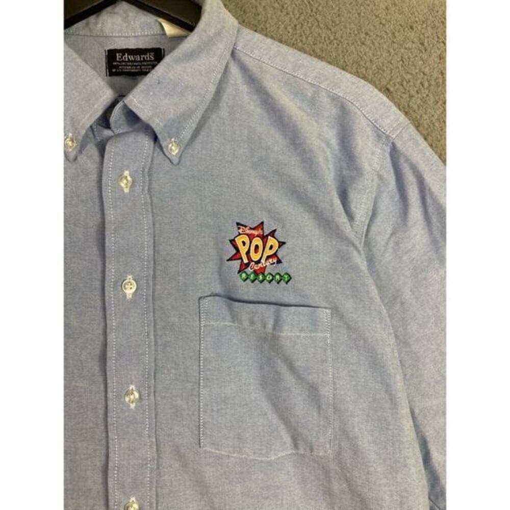 Disney Pop Century Resort Employee Shirt Mens 2XL Button Down Uniform Retired - Thumbnail 3