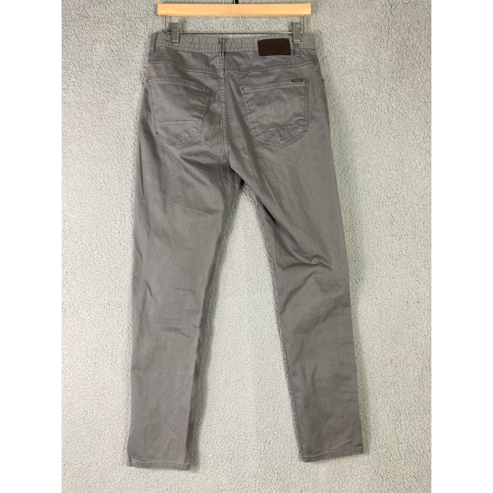 Zara Man Basic Gray Jeans Men's Size 31 Casual Slim Fit Denim Pants - Thumbnail 6