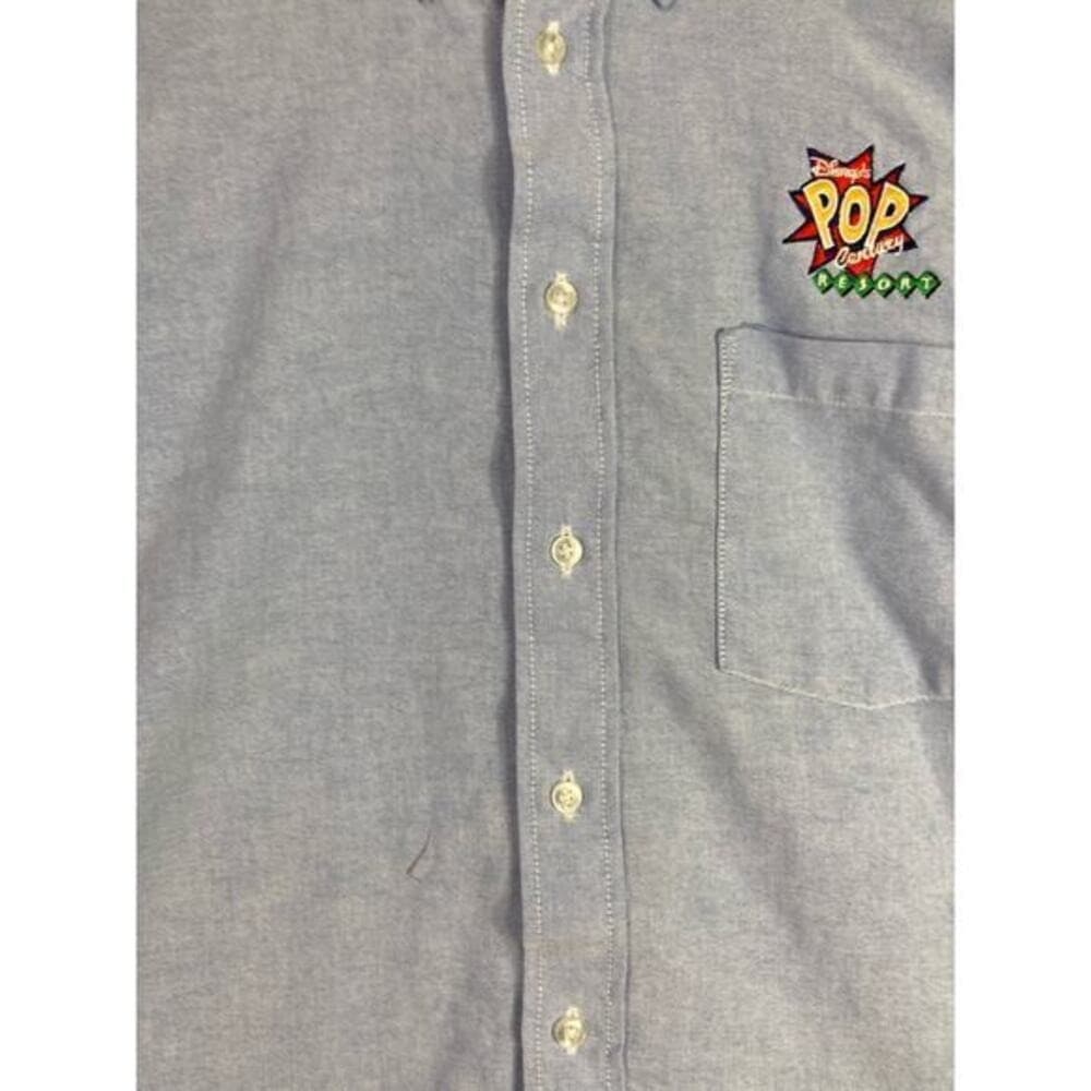 Disney Pop Century Resort Employee Shirt Mens 2XL Button Down Uniform Retired - Thumbnail 8