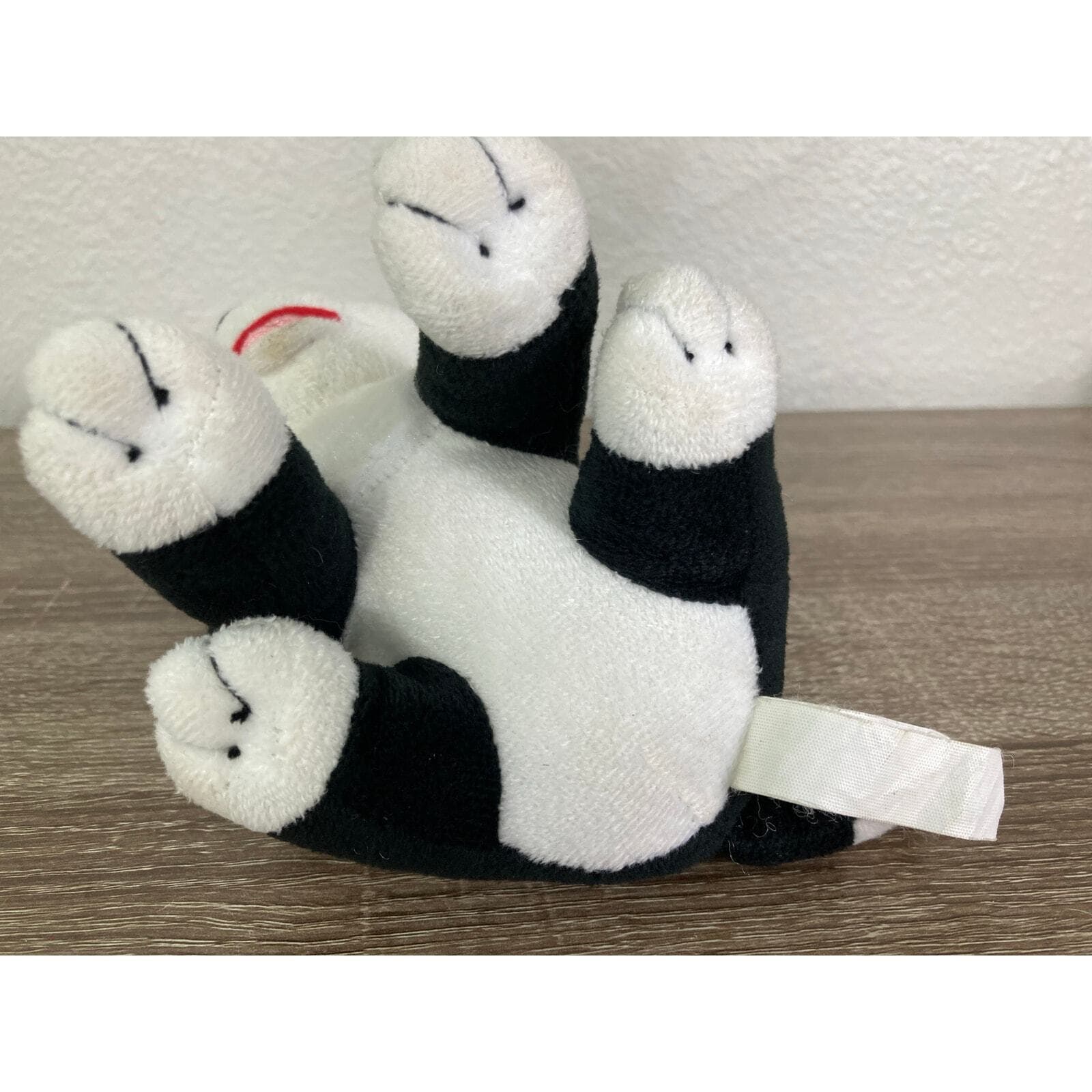 Disney Pinocchio Figaro Cat Plush Stuffed Animal 7" Black & White - Thumbnail 5