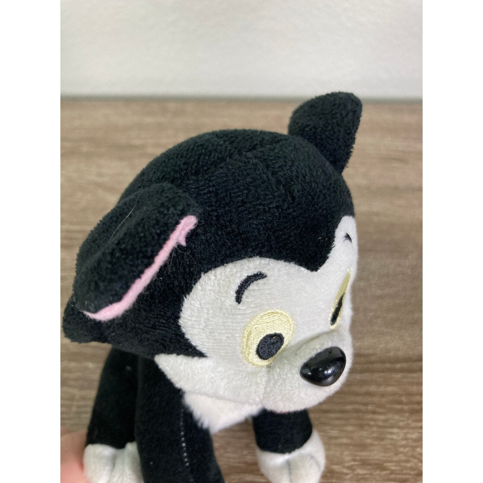 Disney Pinocchio Figaro Cat Plush Stuffed Animal 7" Black & White - Thumbnail 7