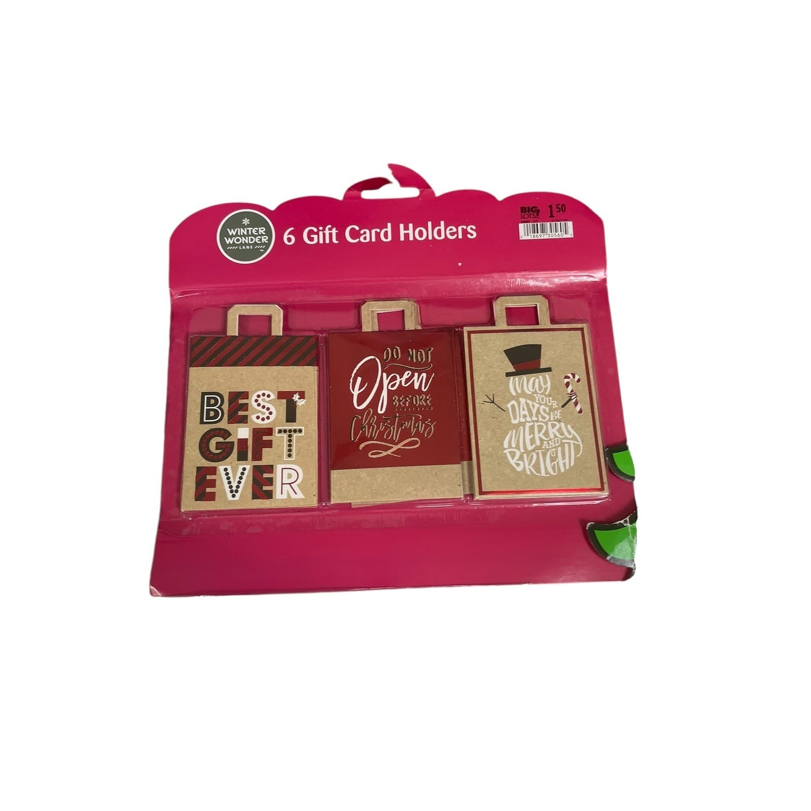 Vintage Christmas Stationery Set Santa Gift Bag Card Holders Tags Stickers Lot - Thumbnail 4