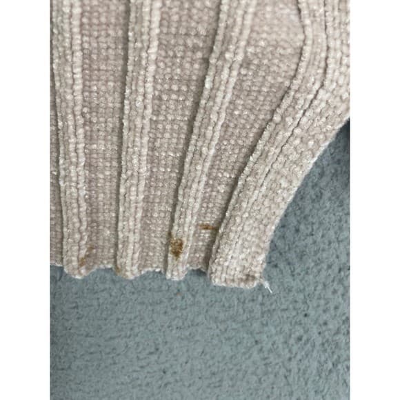 Seven7 Taupe Open Front Cardigan Womens XXL Ribbed Knit Pockets Casual - Thumbnail 10