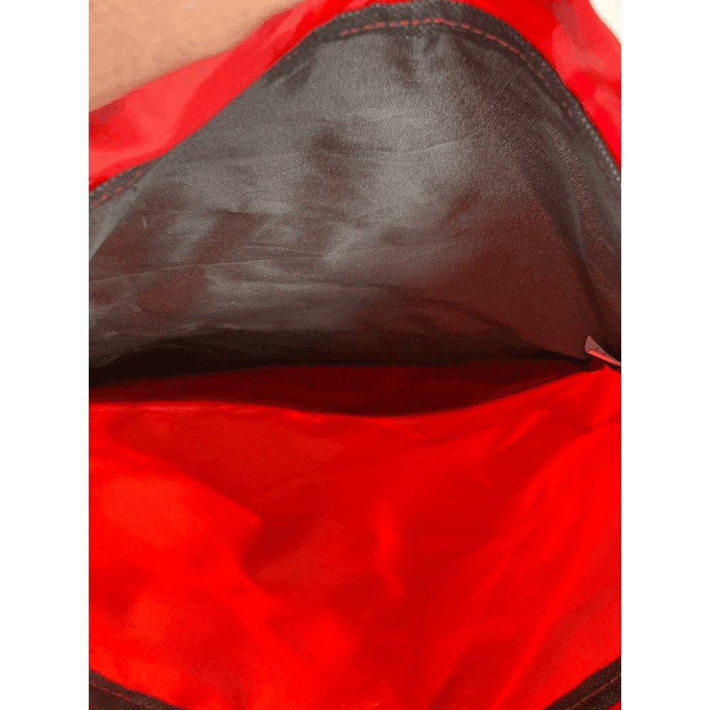 Disney Blizzard Beach Olaf Drawstring Backpack Red Black Zip Park Bag - Thumbnail 7