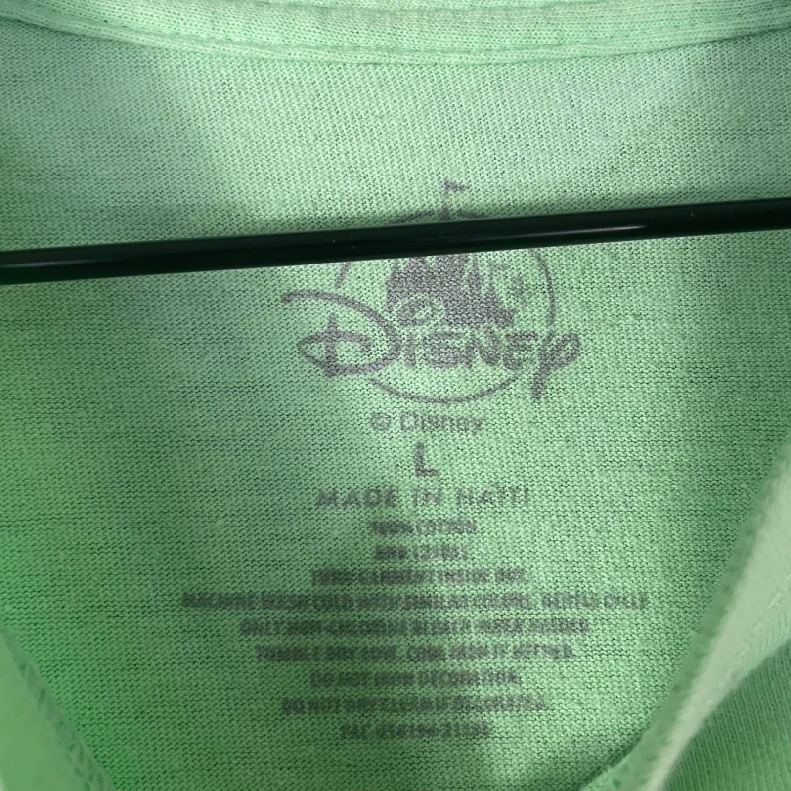 Disney World Mickey Minnie Pluto Goofy Shirt Mens L Green Graphic Tee Park - Thumbnail 6