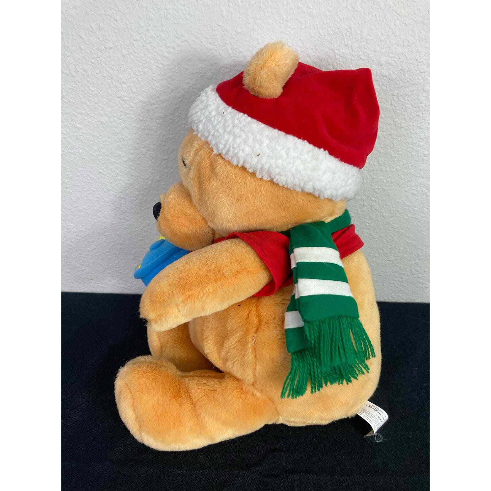Disney Winnie the Pooh Plush 19 Inch Christmas Holiday Stuffed Bear Toy - Thumbnail 7
