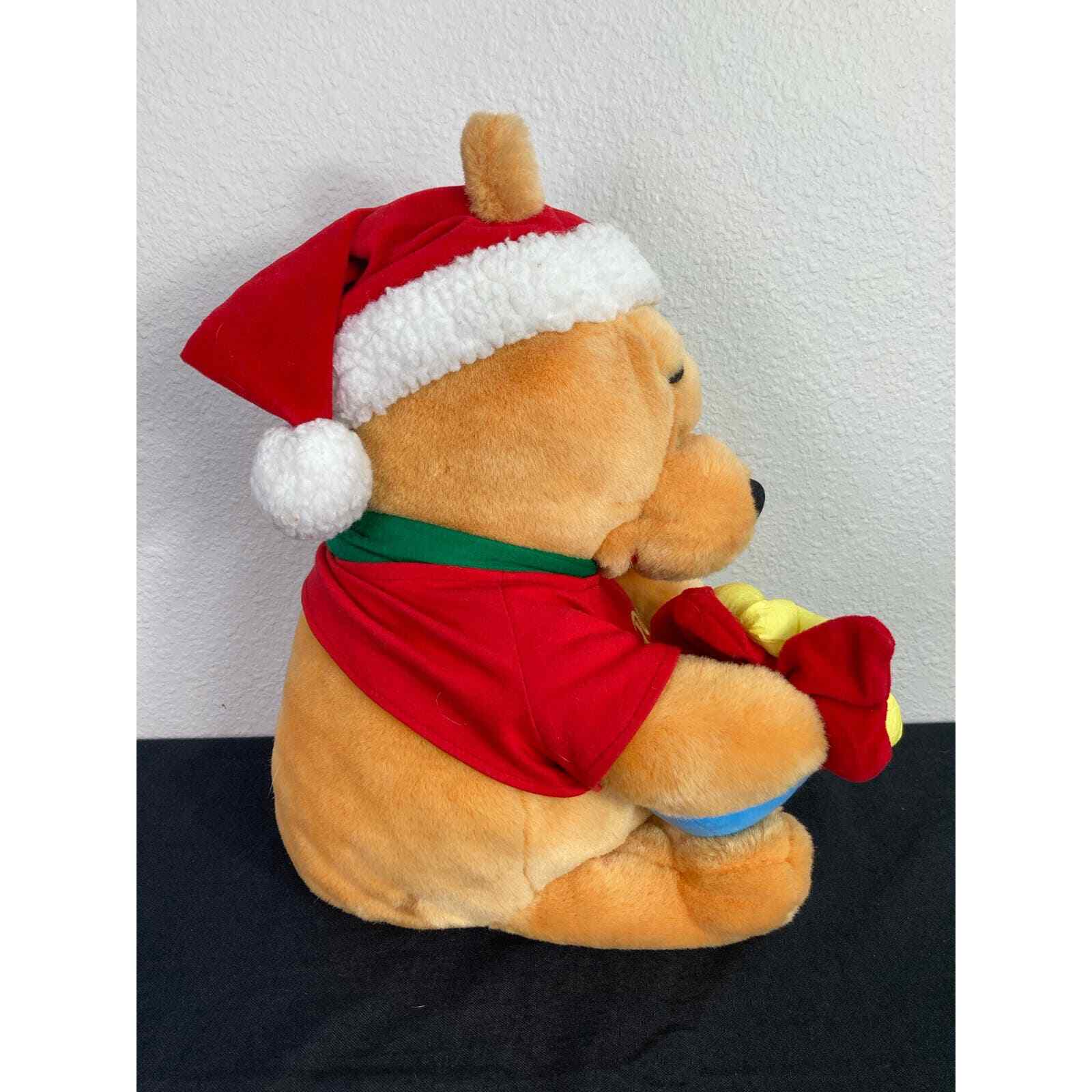 Disney Winnie the Pooh Plush 19 Inch Christmas Holiday Stuffed Bear Toy - Thumbnail 9