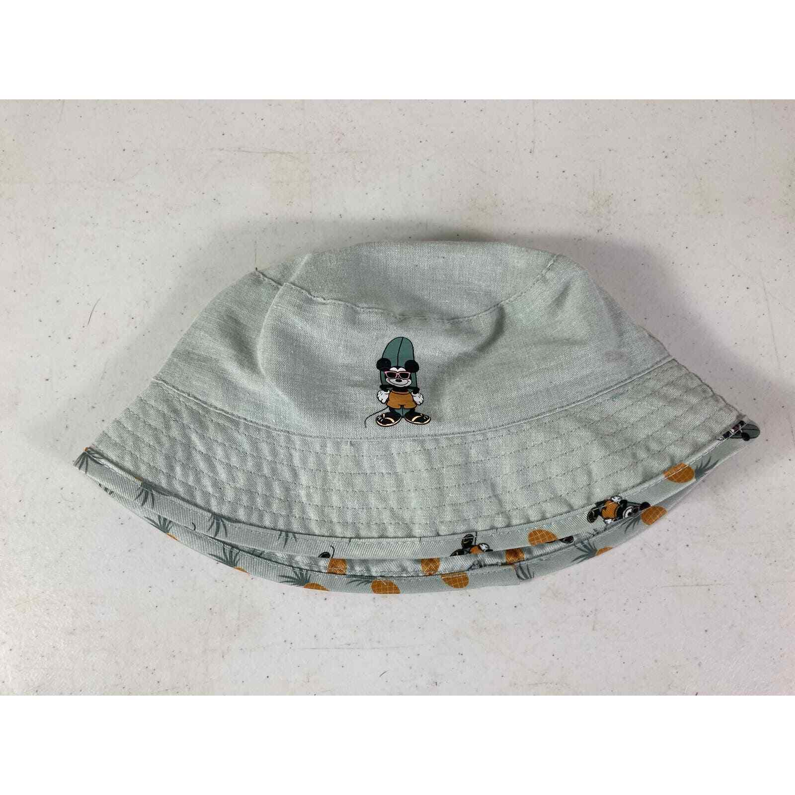 Disney Junior Mickey Reversible Bucket Hat OSFM Kids Summer Cap Green Boys Girls - Thumbnail 6