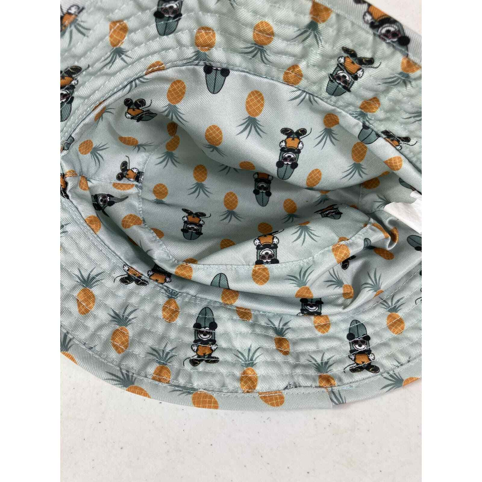 Disney Junior Mickey Reversible Bucket Hat OSFM Kids Summer Cap Green Boys Girls - Thumbnail 7