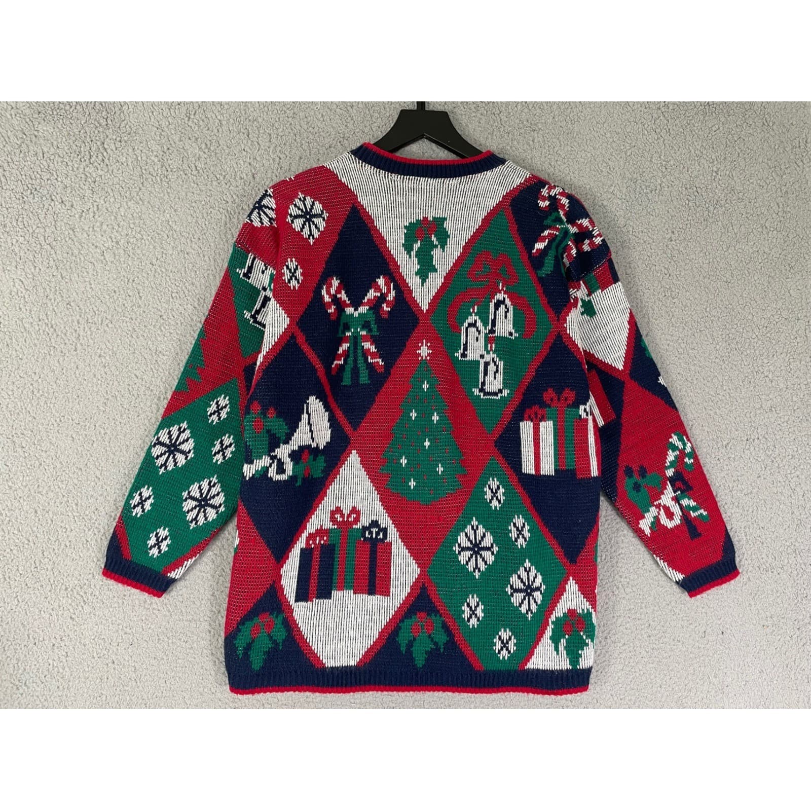 Vintage 90s Sweet Briar Ugly Christmas Sweater Women's Small Tree Gifts Holiday - Thumbnail 4