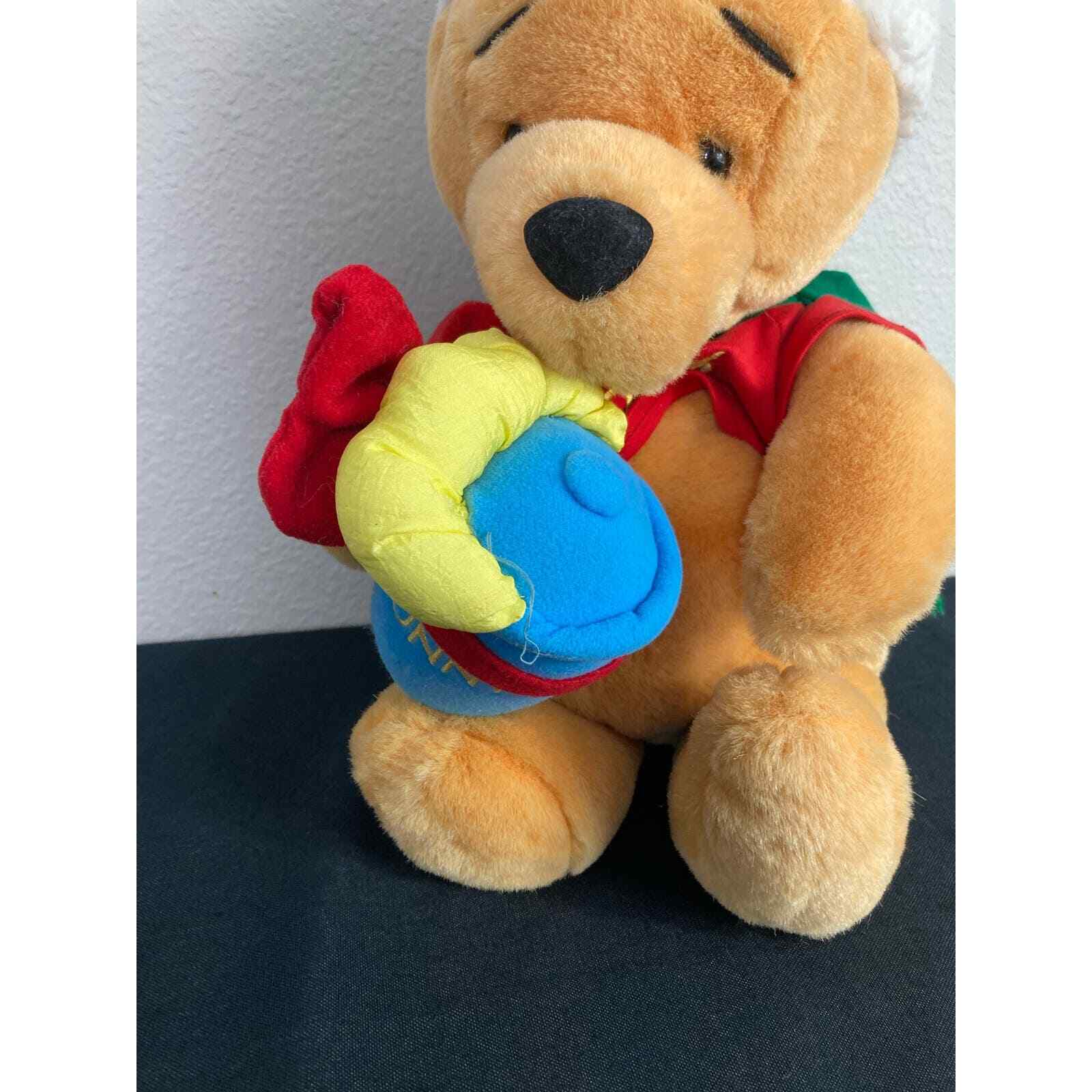 Disney Winnie the Pooh Plush 19 Inch Christmas Holiday Stuffed Bear Toy - Thumbnail 5
