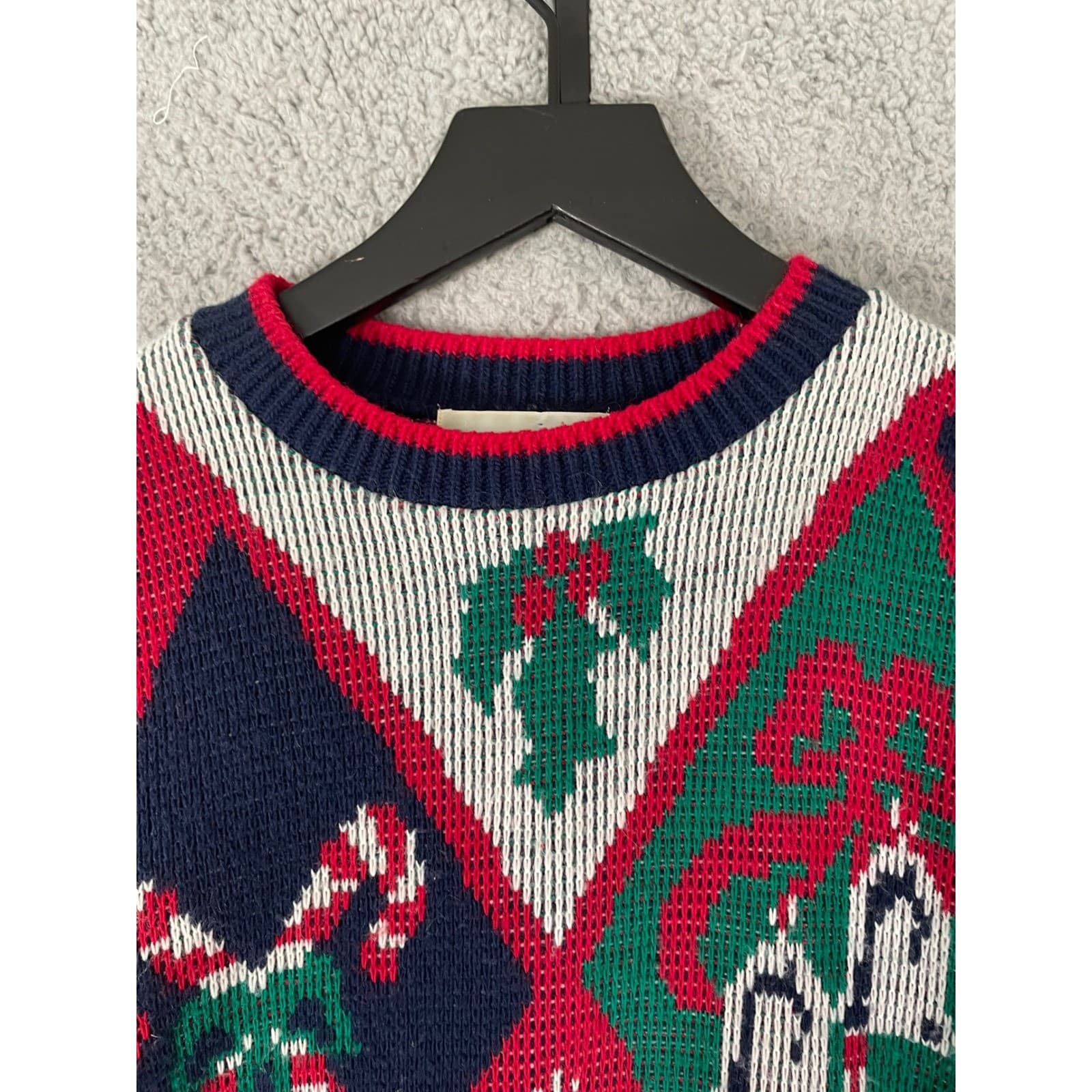 Vintage 90s Sweet Briar Ugly Christmas Sweater Women's Small Tree Gifts Holiday - Thumbnail 7