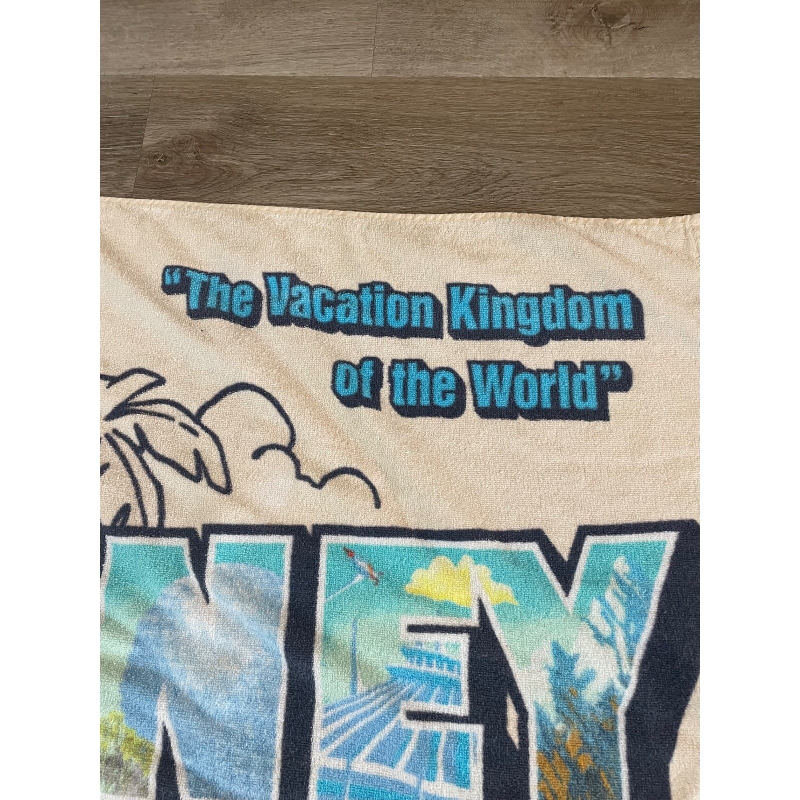 Disney World Beach Towel Walt Disney World Resort Cotton Graphic Pool - Thumbnail 11