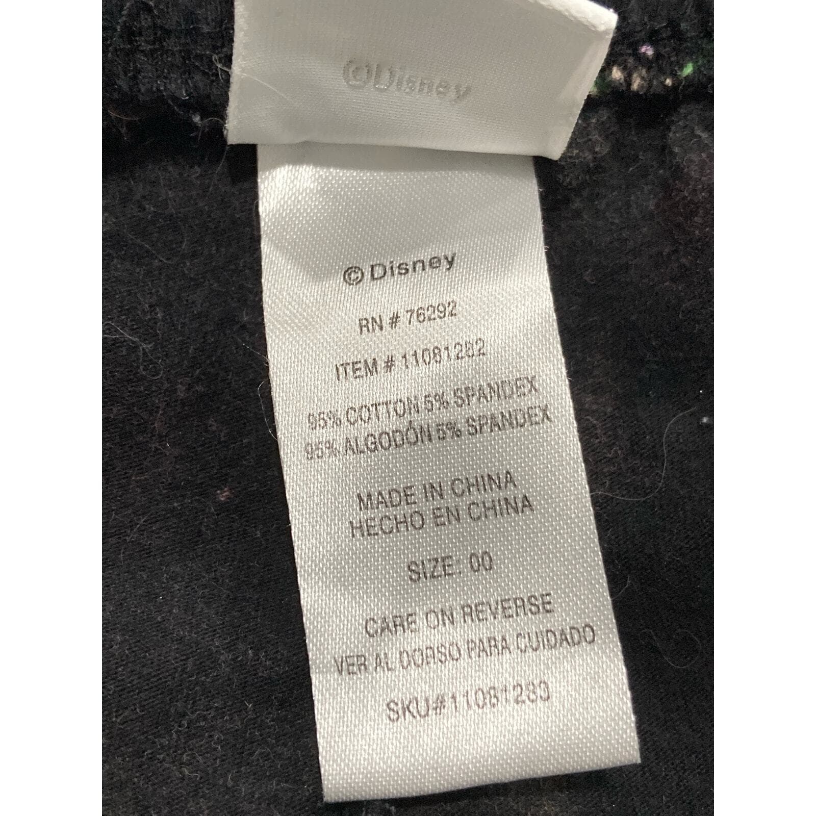 Disney Princess Womens Christmas Leggings XS Multicolor Holiday Winter Casual - Thumbnail 4