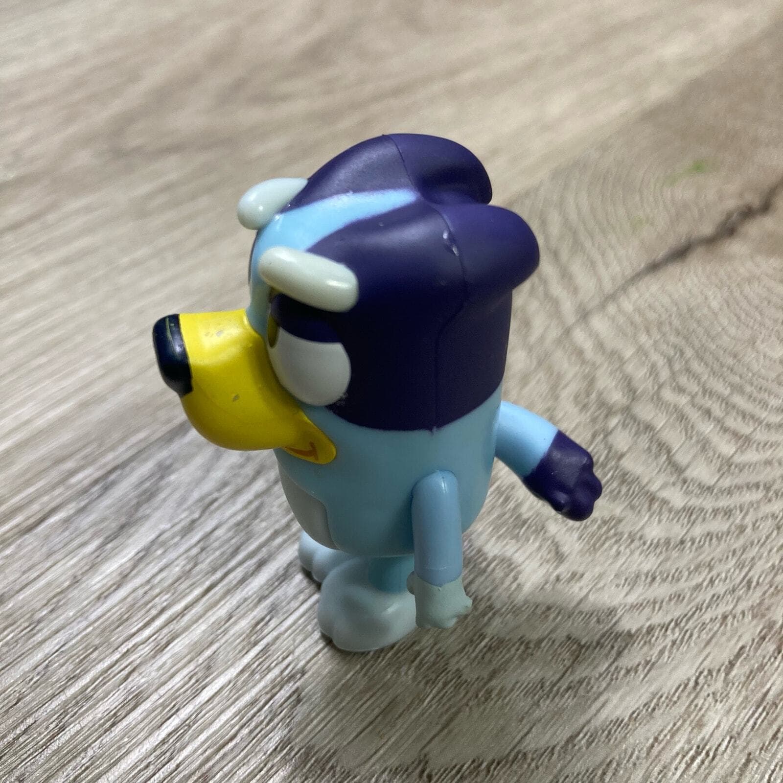 Bluey Bandit Dad Figure 2.5” White Eyebrows PVC Toy Loose Cartoon Dog - Thumbnail 3