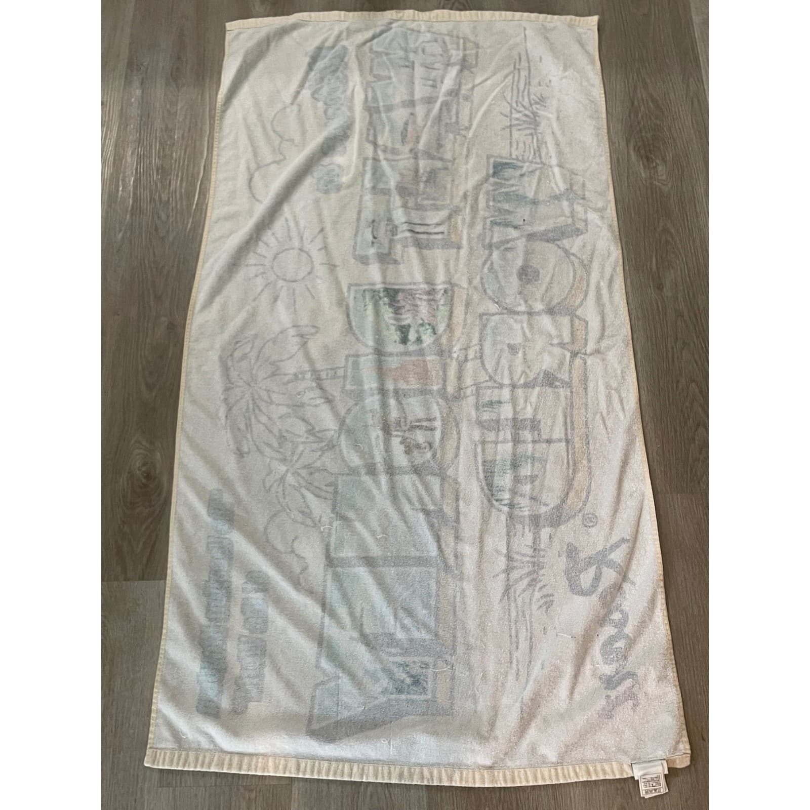 Disney World Beach Towel Walt Disney World Resort Cotton Graphic Pool - Thumbnail 12