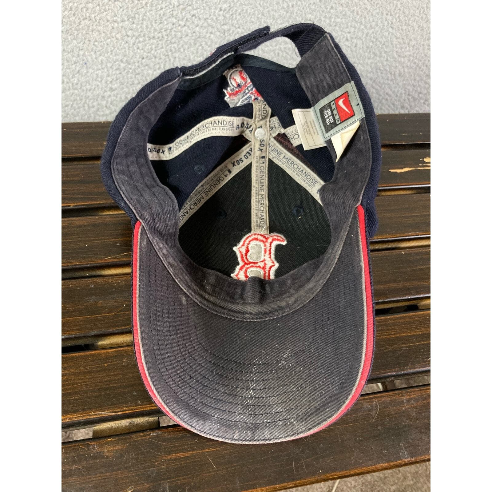 Boston Red Sox Nike Hat Strapback MLB Baseball Cap Embroidered Logo - Thumbnail 6
