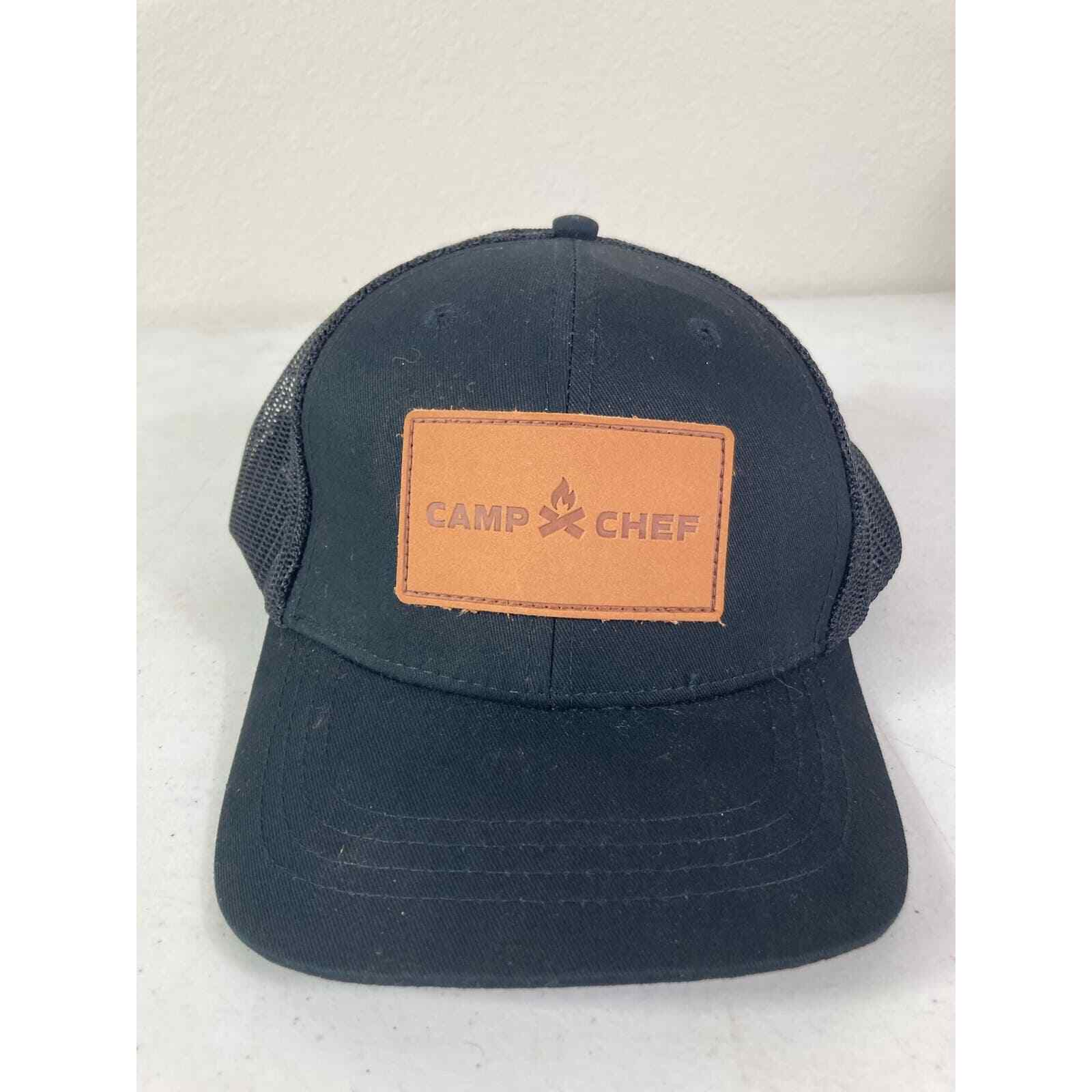 Camp Chef Trucker Hat Black Snapback Mesh Outdoor Grill Adjustable Cap - Thumbnail 3