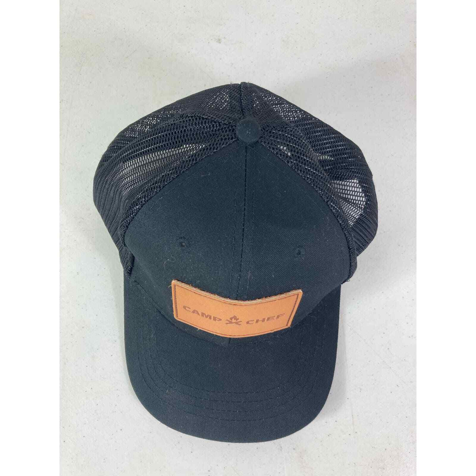 Camp Chef Trucker Hat Black Snapback Mesh Outdoor Grill Adjustable Cap - Thumbnail 5