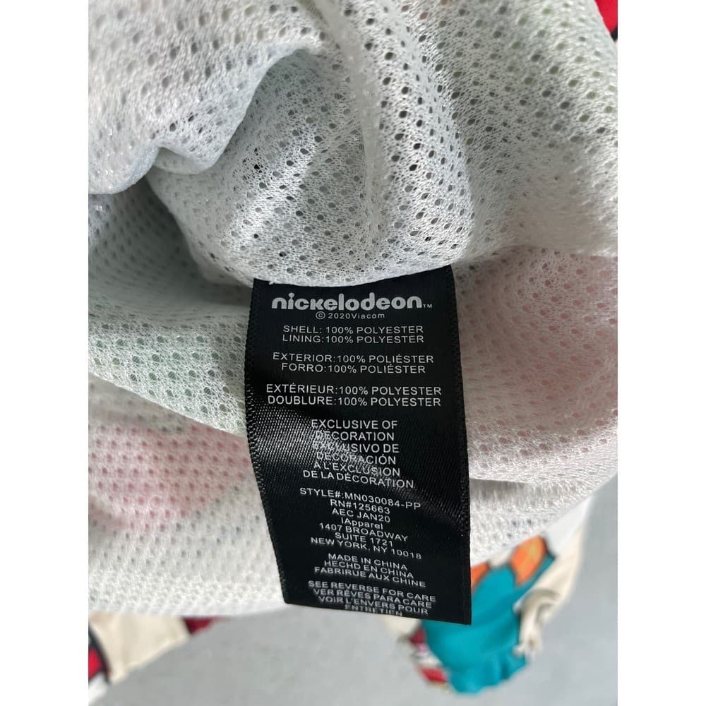 Nickelodeon x Members Only 90s Cartoon All Over Print Windbreaker Jacket Men's M - Thumbnail 5