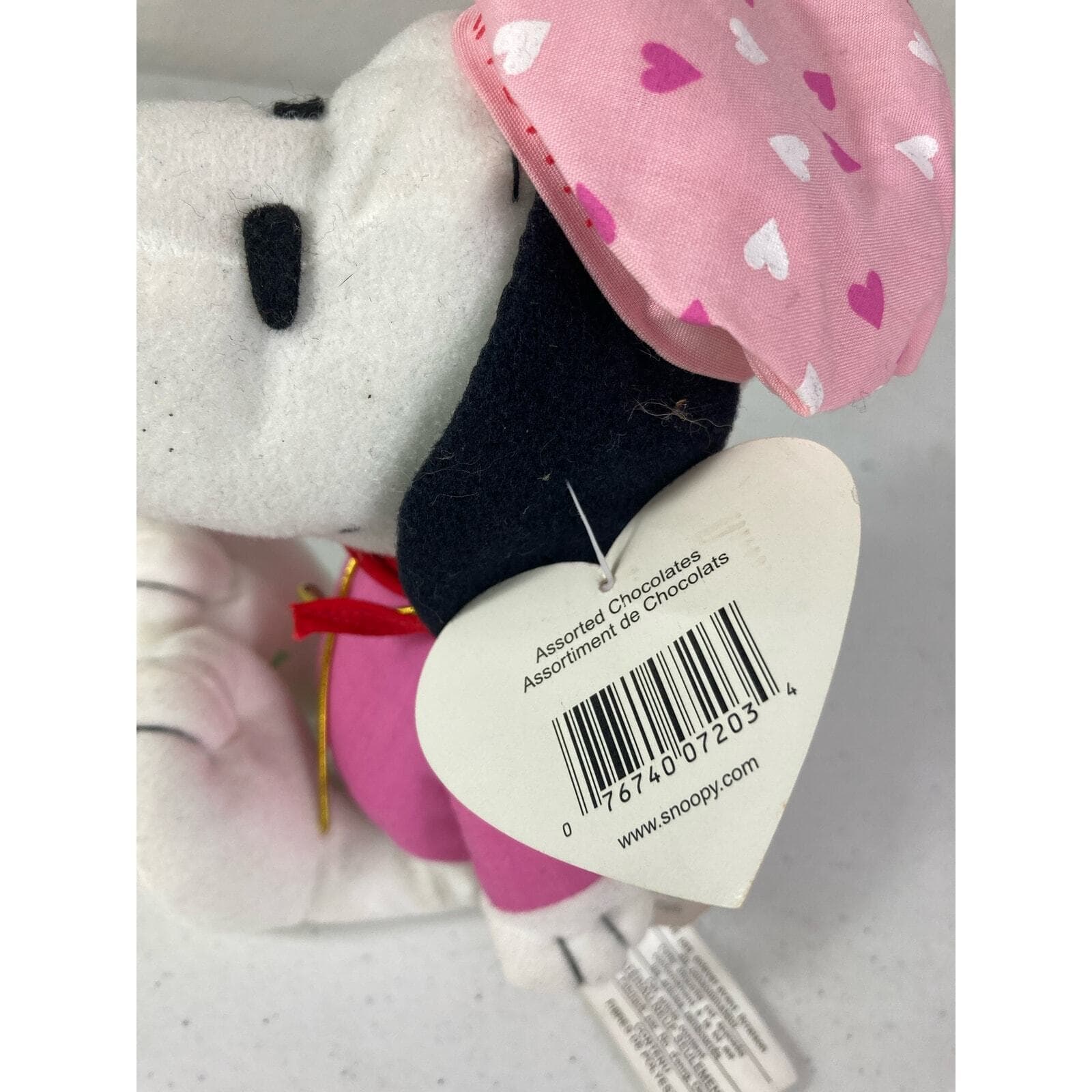 Whitman's Peanuts Snoopy Plush Vintage 90s New with Tags Collectible Valentine's - Thumbnail 6