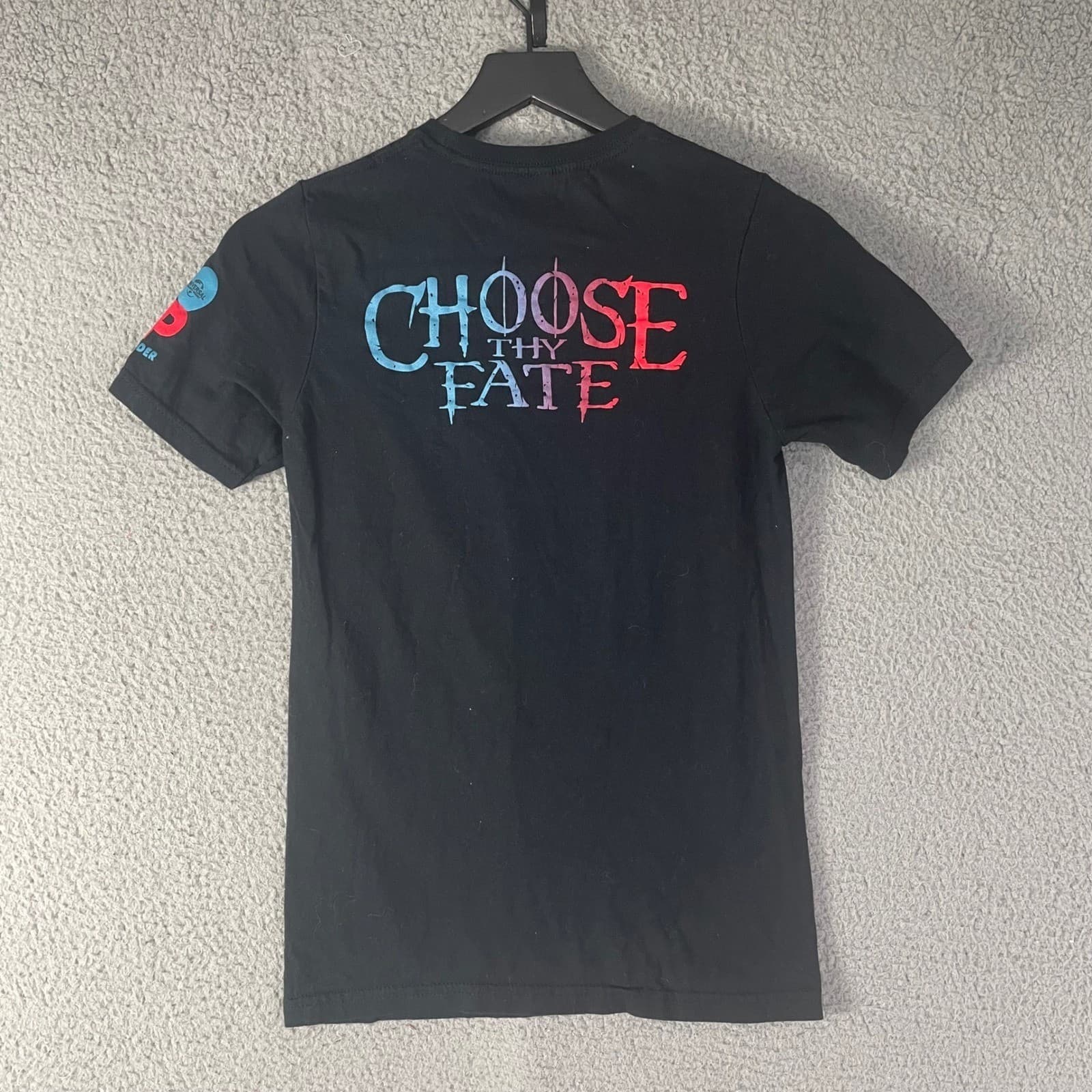 HHN 2025 Dueling Dragons Shirt XS Universal UOAP Passholder Black Tee - Thumbnail 6