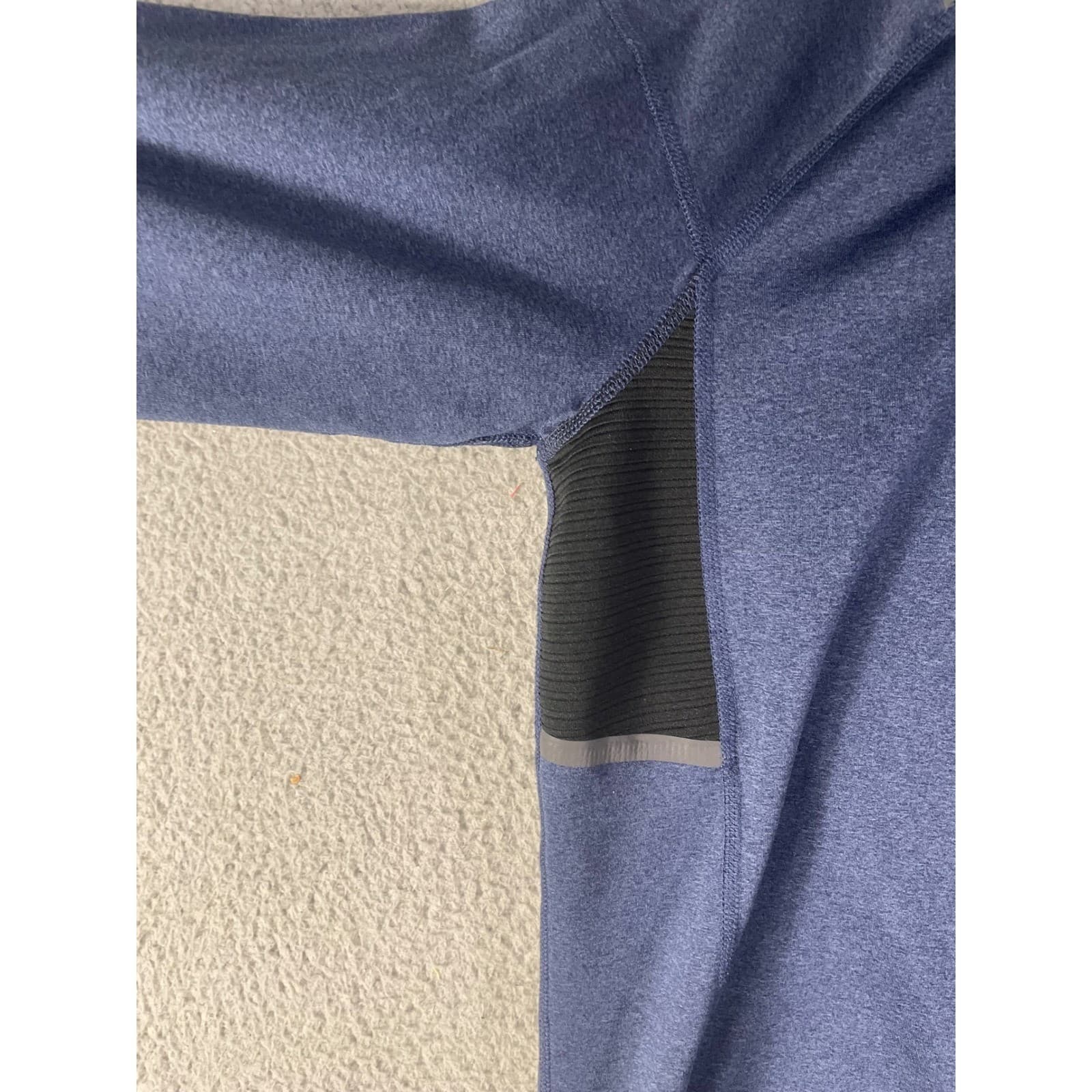 Spyder Active Shirt Mens Large Blue Black Long Sleeve Athletic Hiking - Thumbnail 5