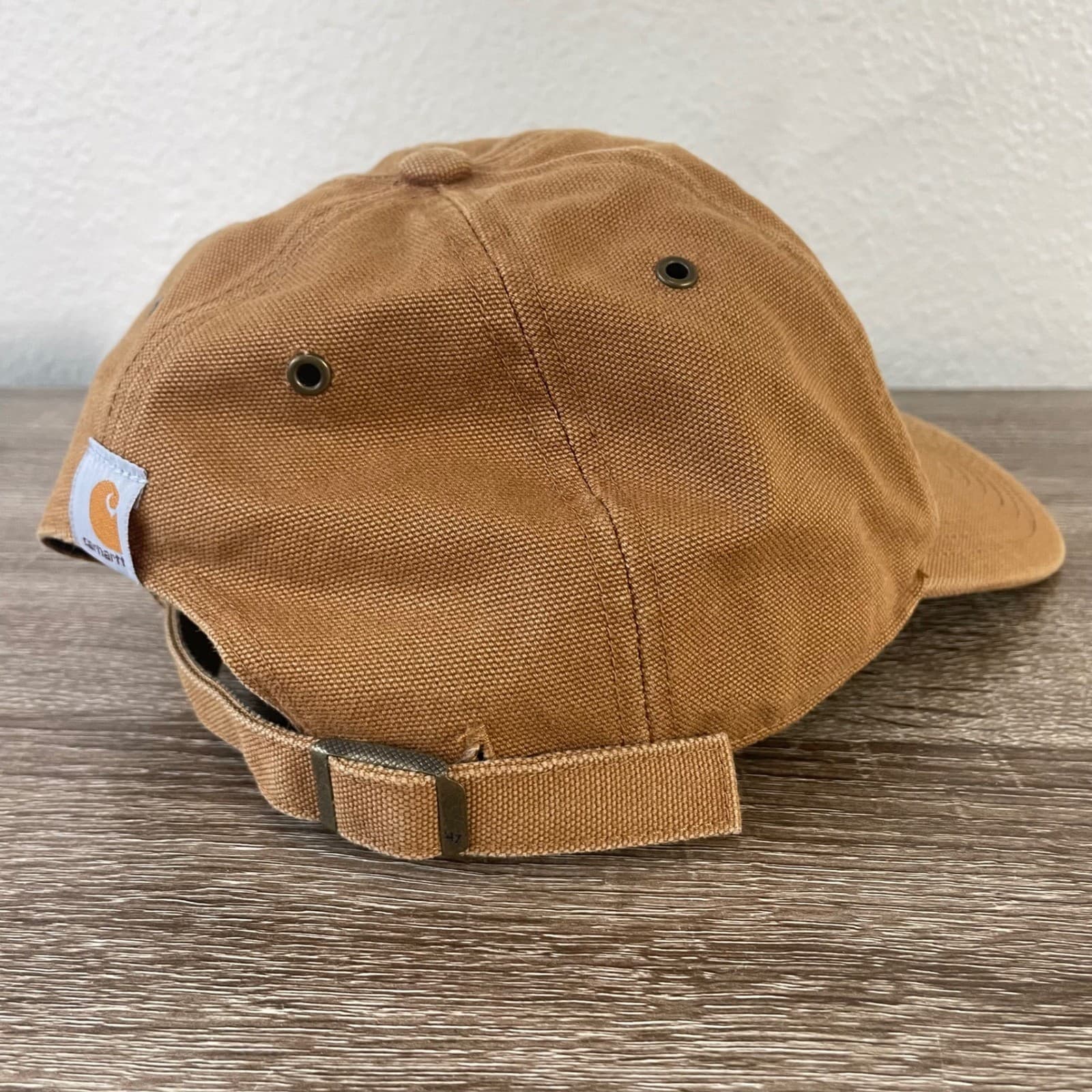 Carhartt x 47 Boston Red Sox Clean Up Hat Brown Duck Canvas MLB Cap Adjustable - Thumbnail 9