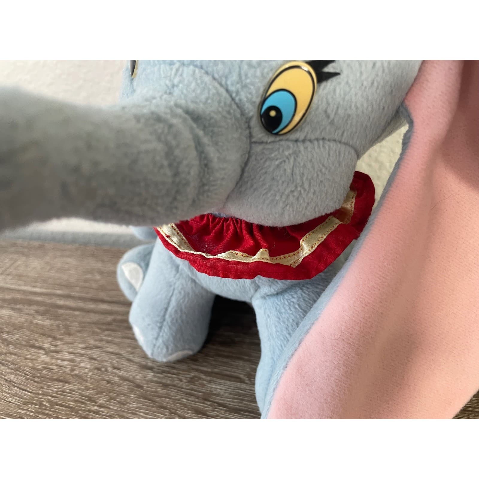 Vintage Disney Dumbo Flying Elephant Plush Toy Applause 9" 1980s 1990s - Thumbnail 8