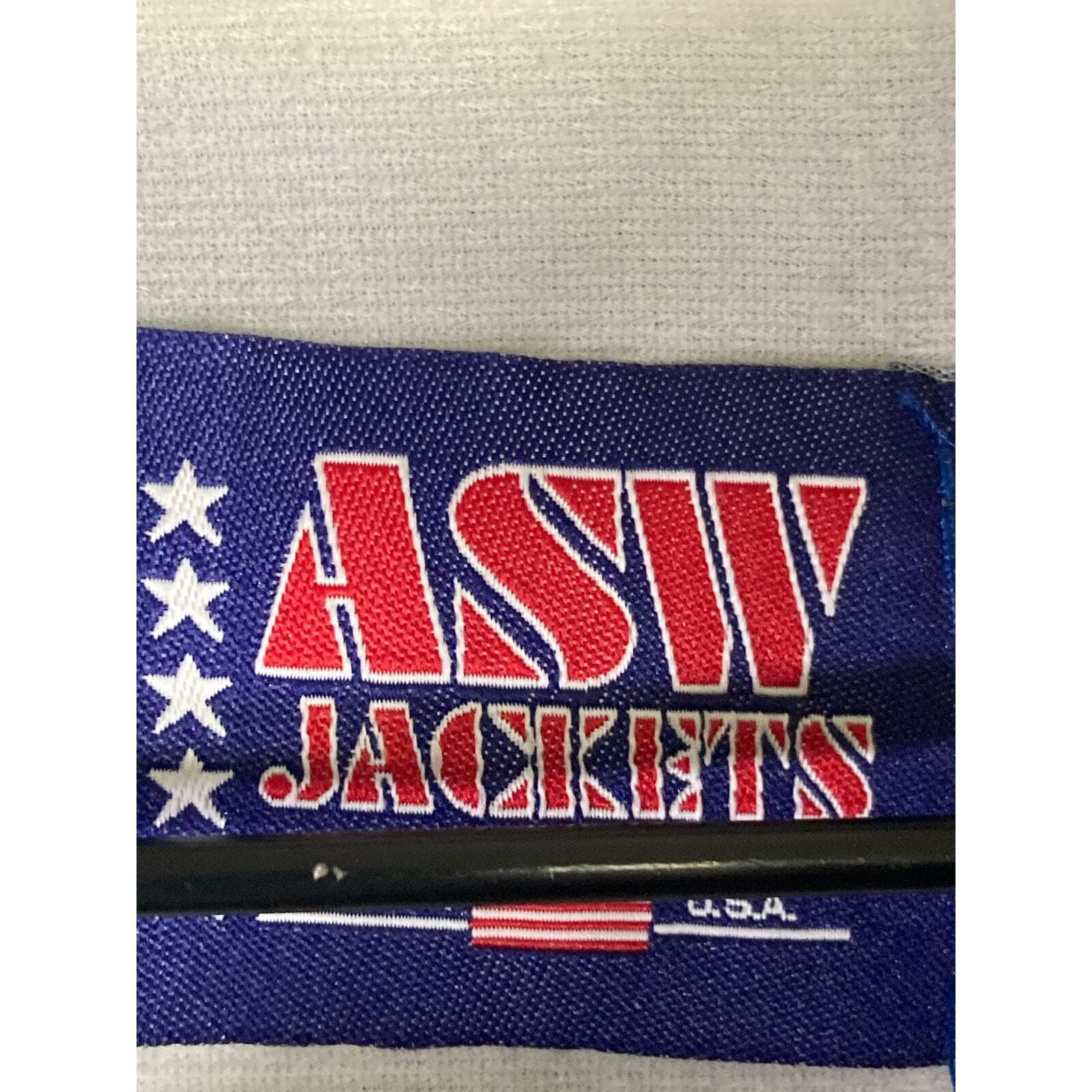 Vintage 90s ASW Kids Who Care Musical Theatre Jacket L Black Satin Varsity USA - Thumbnail 9