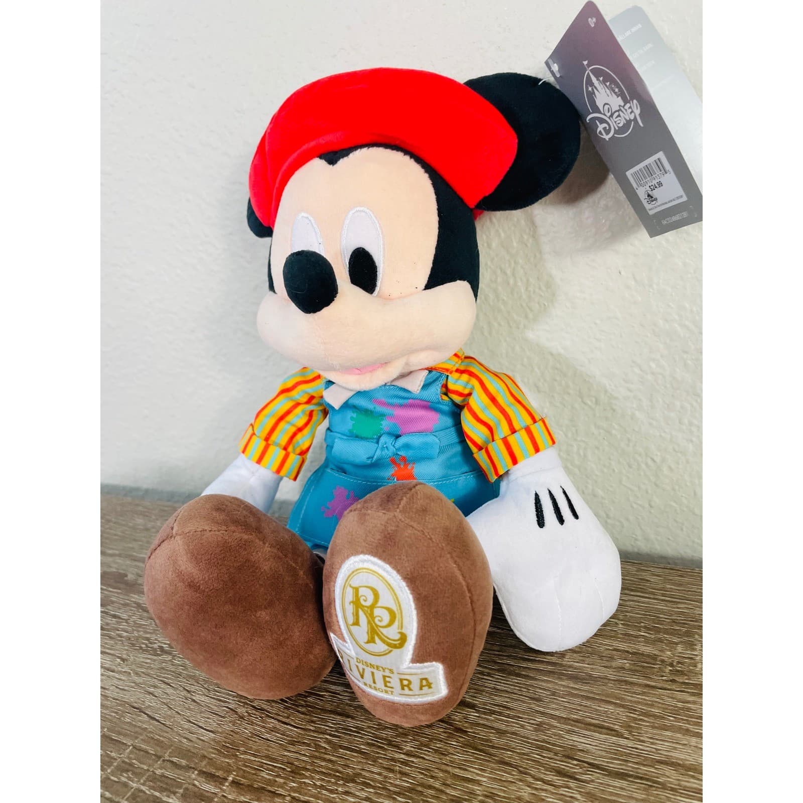 Disney Riviera Resort Mickey Mouse Artist Plush Painter Parks WDW La Boutique - Thumbnail 3