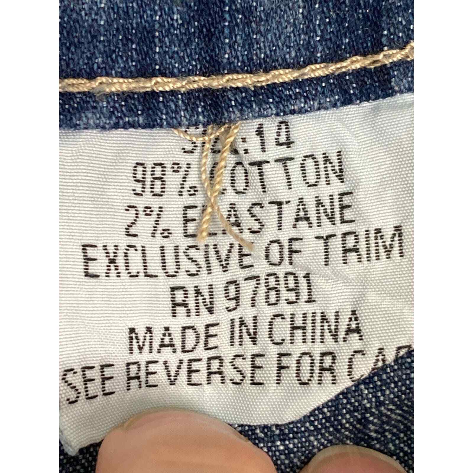 Women's Jeans Denim Old Skool Size 14 Classic Casual Vintage Style Trendy - Thumbnail 3