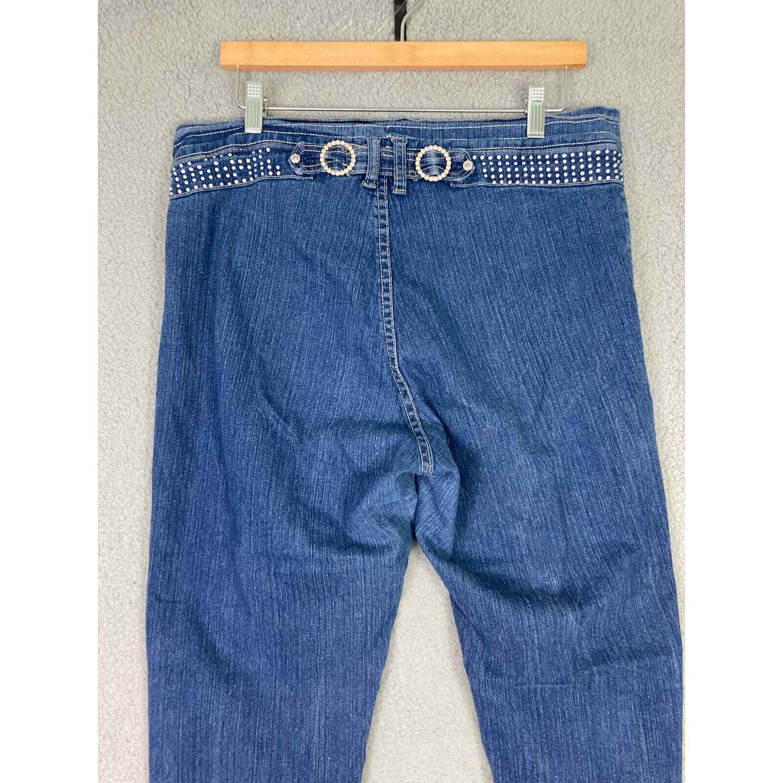 Women's Jeans Denim Old Skool Size 14 Classic Casual Vintage Style Trendy - Thumbnail 11