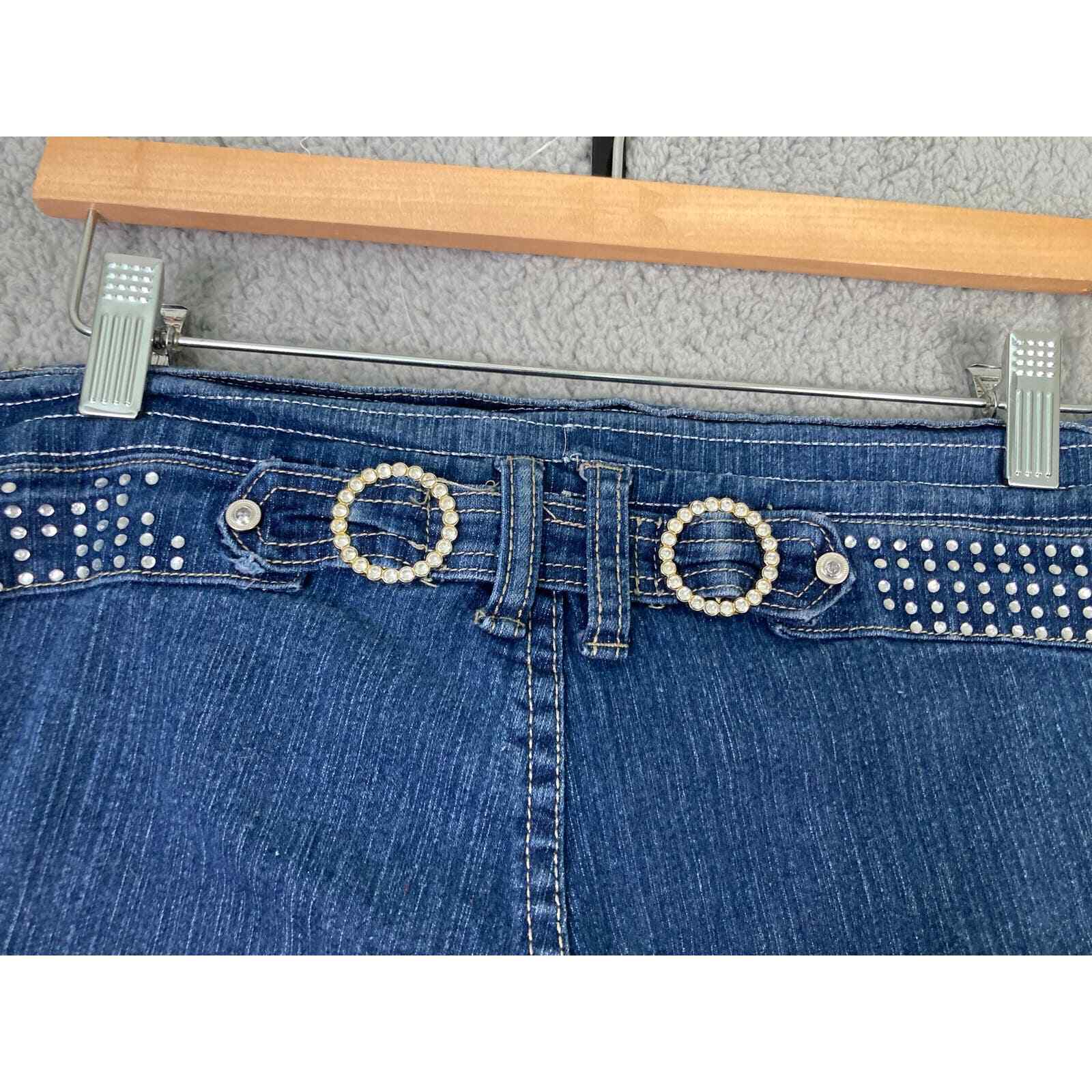 Women's Jeans Denim Old Skool Size 14 Classic Casual Vintage Style Trendy - Thumbnail 12
