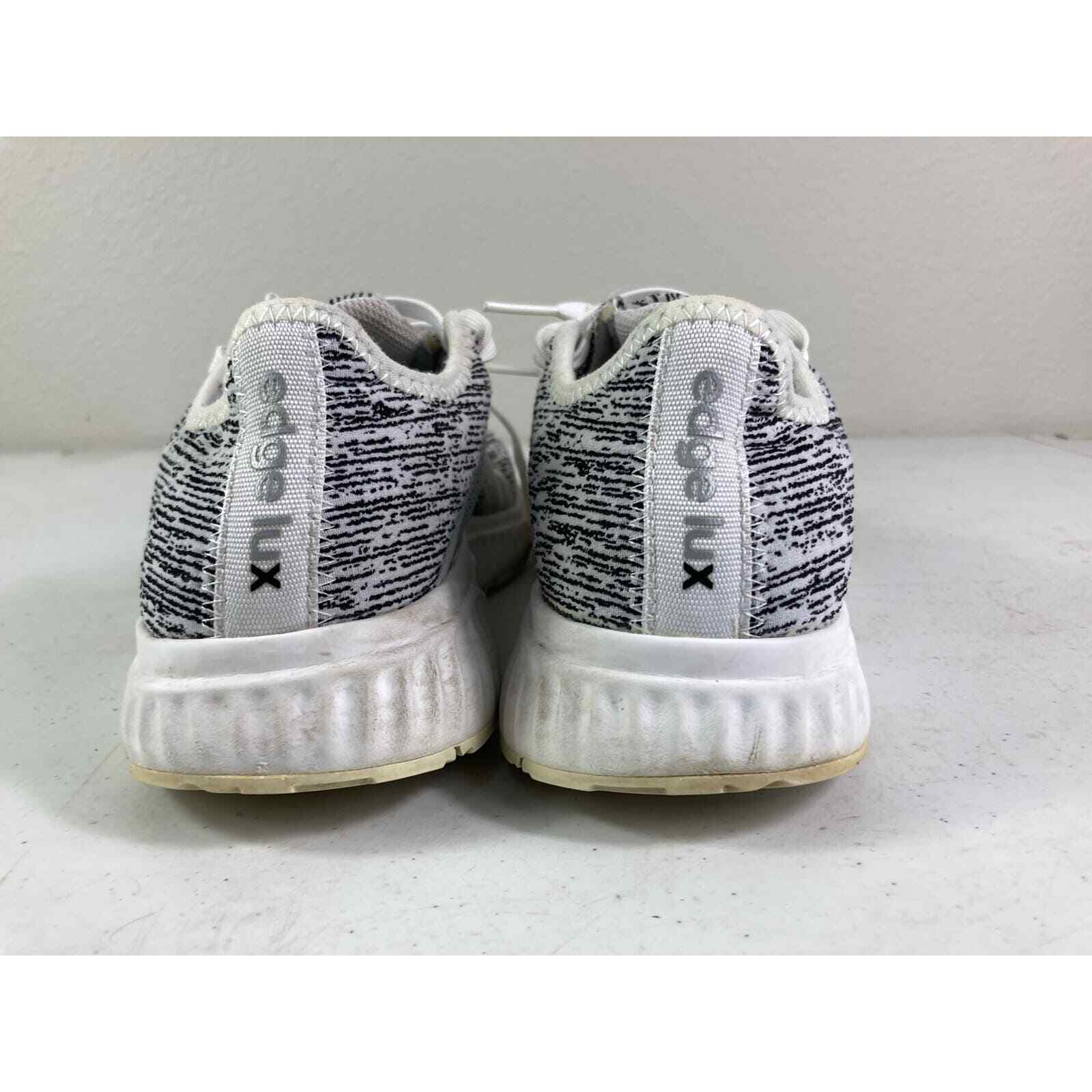 Adidas Edge Lux Bounce Womens Running Shoes White Gray Knit Sneakers Size 8.5 - Thumbnail 5