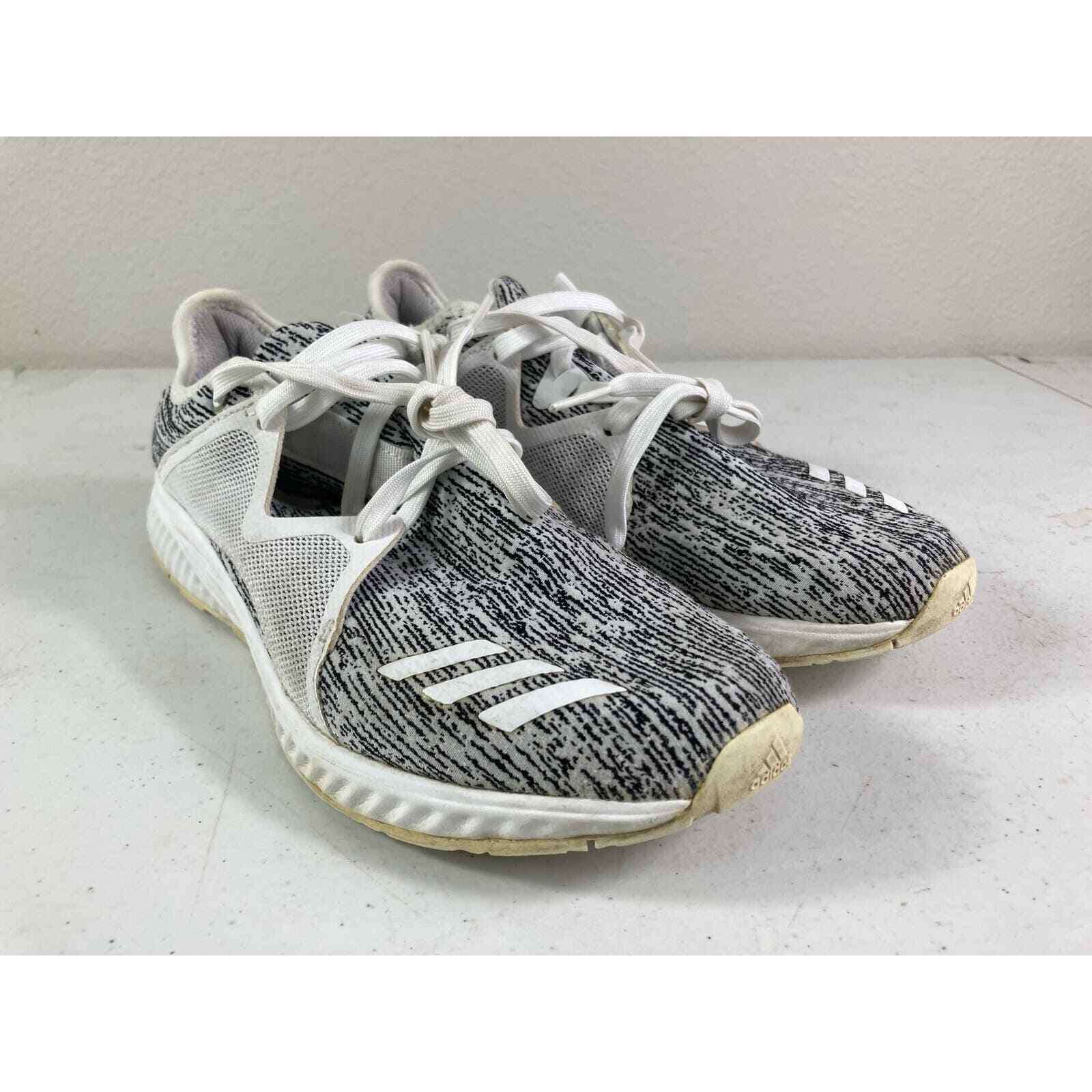 Adidas Edge Lux Bounce Womens Running Shoes White Gray Knit Sneakers Size 8.5 - Thumbnail 7